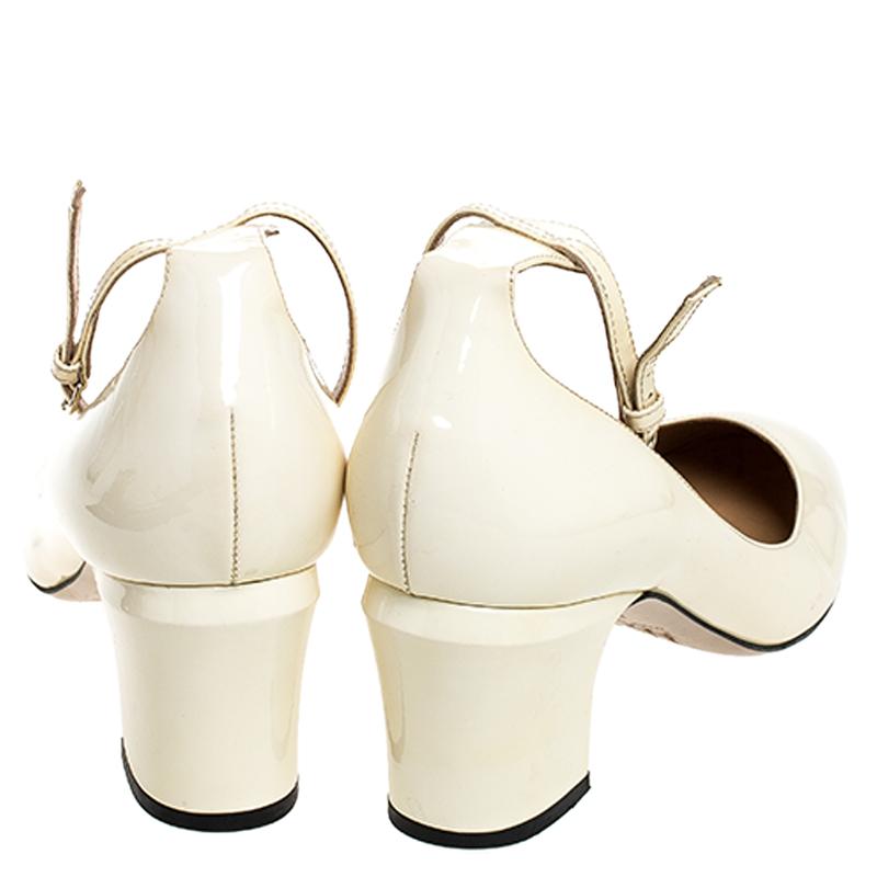 white valentino pumps