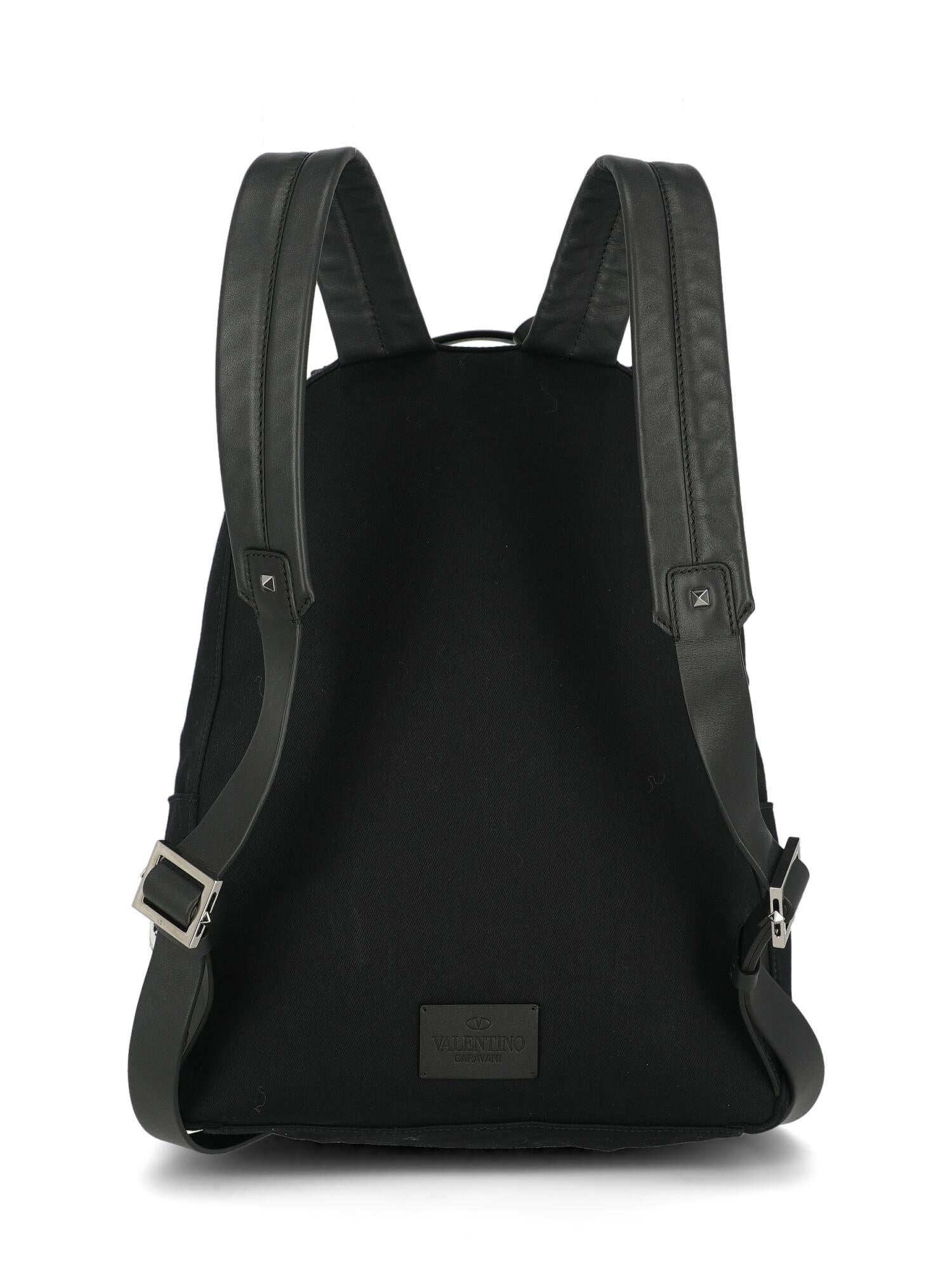 Women's Valentino Woman Backpacks Black Fabric For Sale