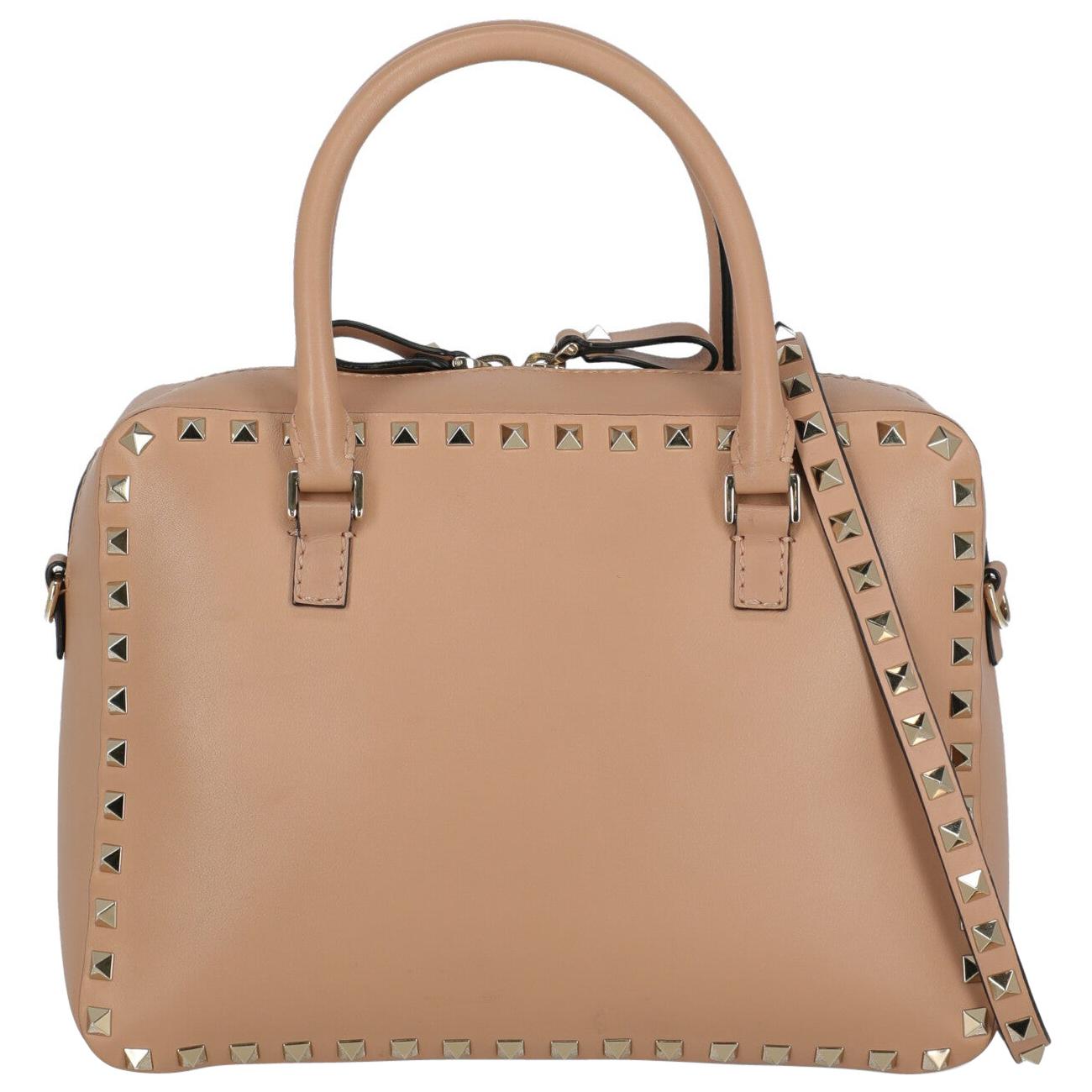 Valentino Woman Handbag Pink Leather For Sale