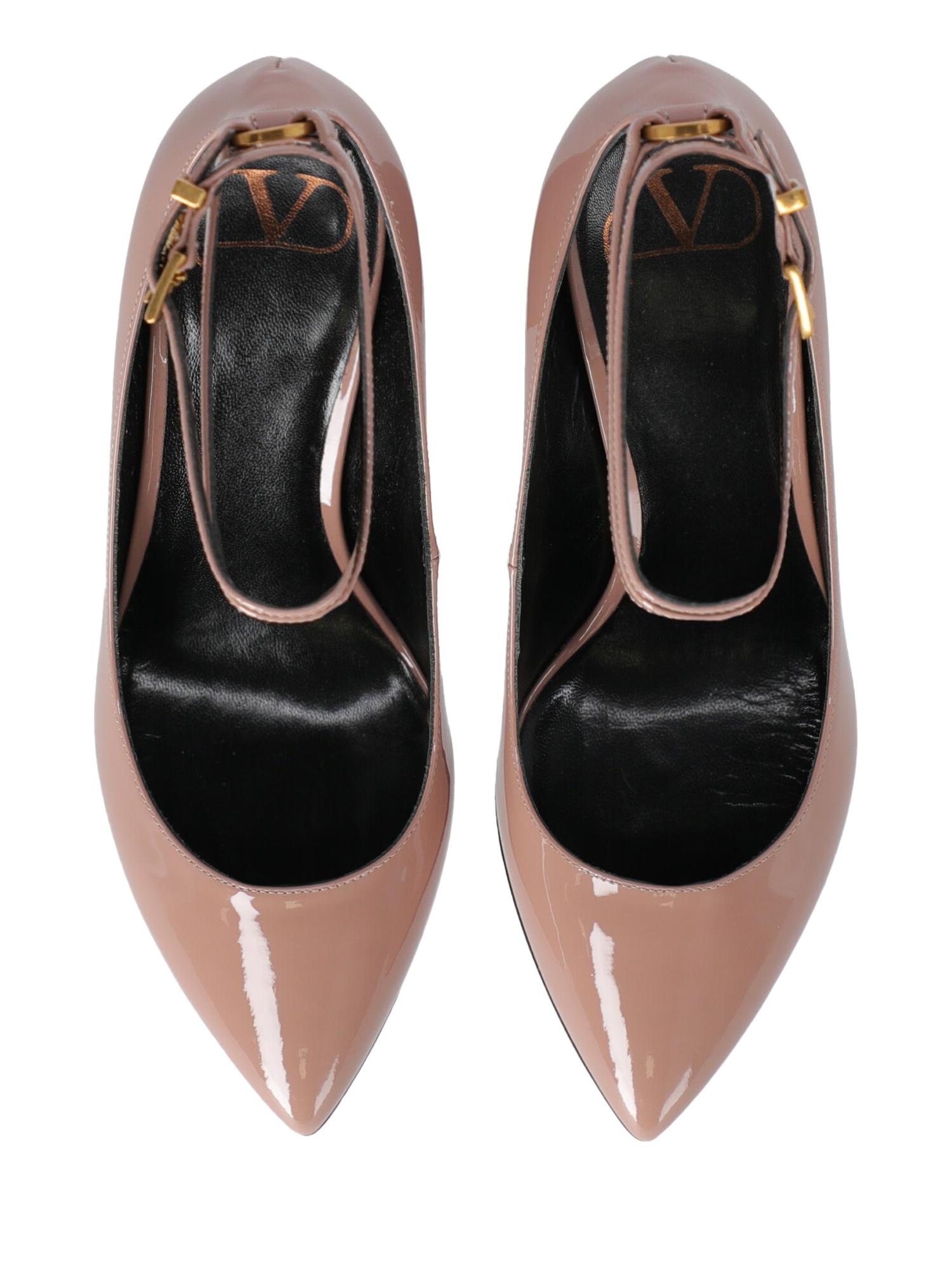 Valentino Woman Pumps Pink Leather IT 36 For Sale 1
