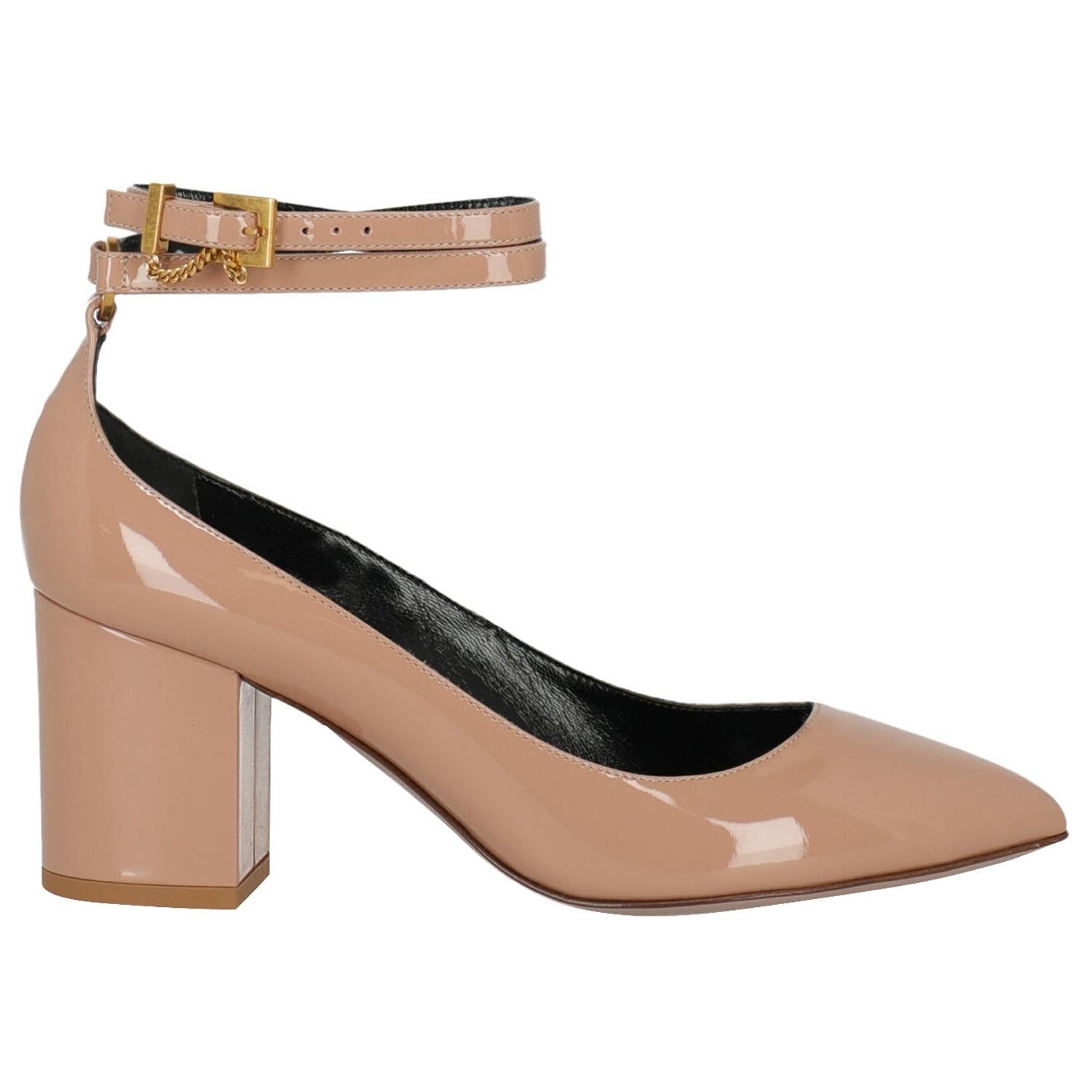 Valentino Woman Pumps Pink Leather IT 36 For Sale