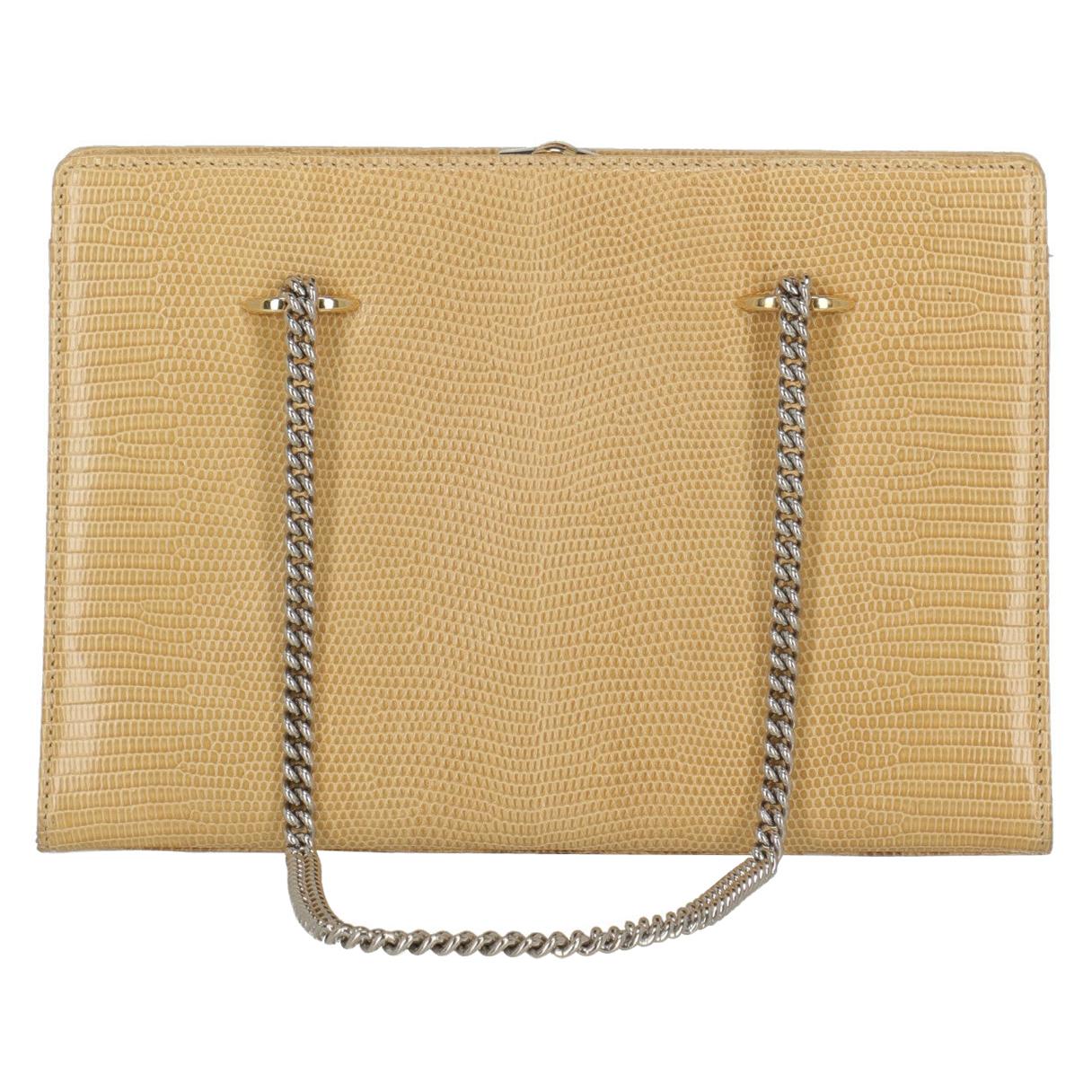 Valentino Woman Shoulder bag Beige Leather For Sale