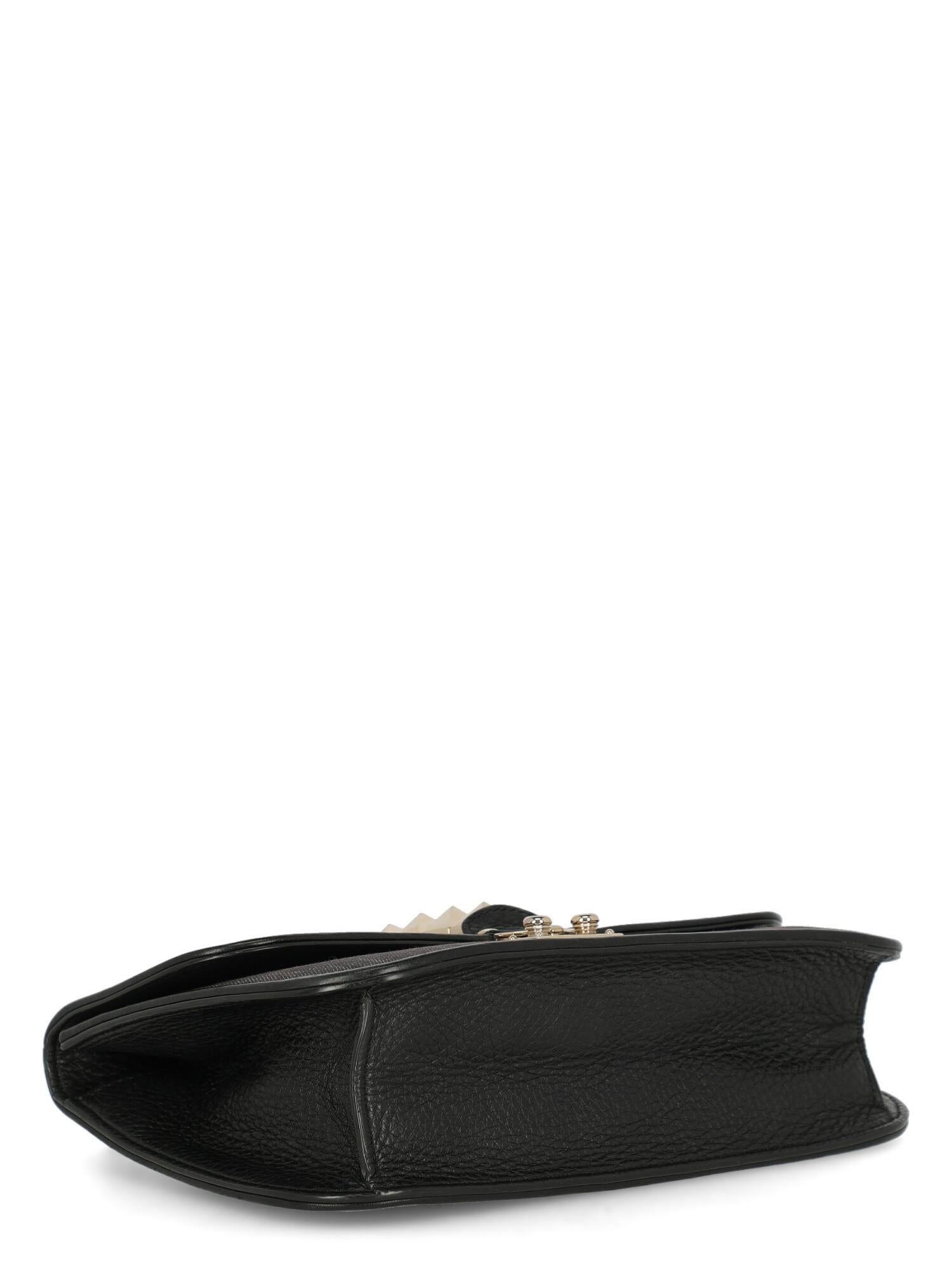Valentino Woman Shoulder bag  Black Fabric For Sale 1