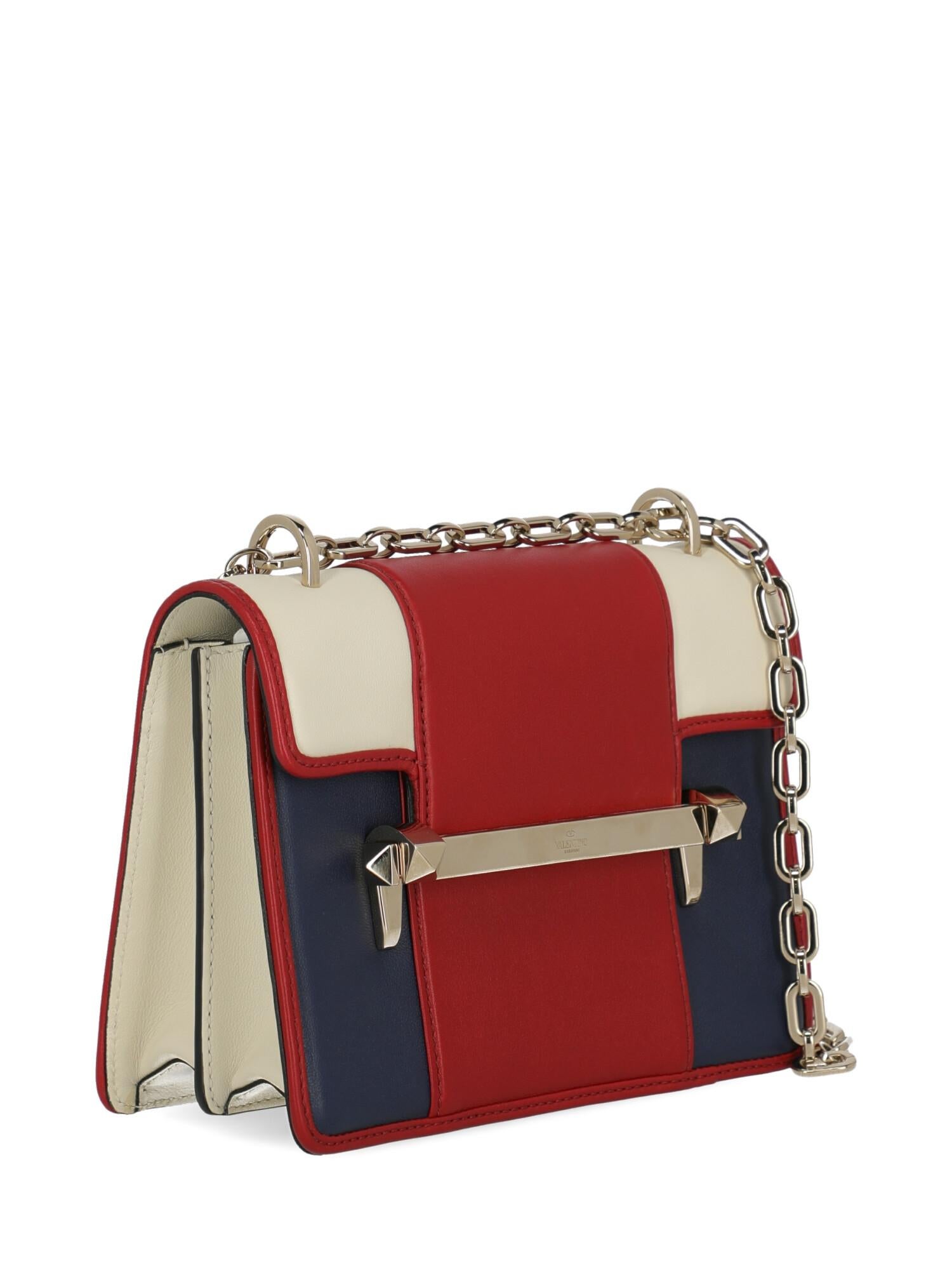 Red Valentino Woman Shoulder bag  Navy Leather