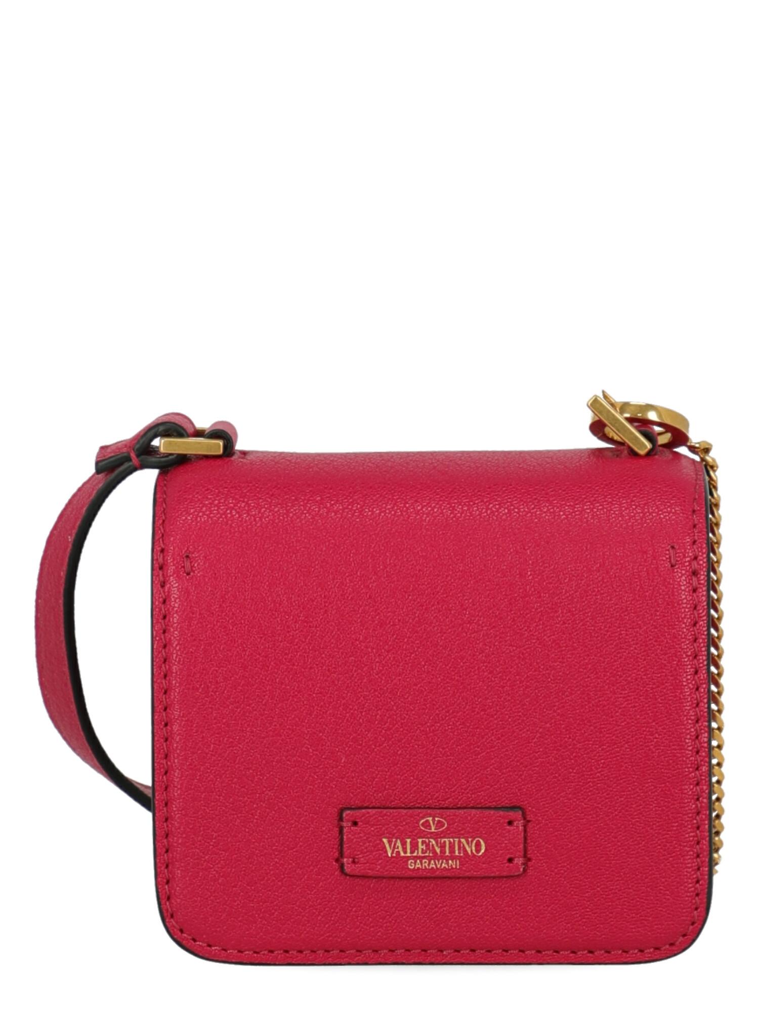 Women's Valentino Woman Shoulder bag  Pink Leather For Sale