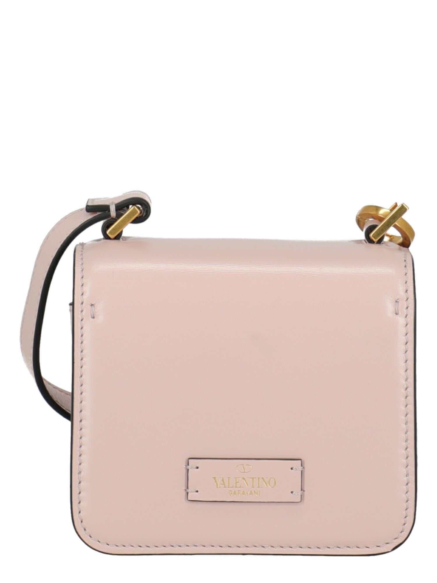 Women's Valentino Woman Shoulder bag  Pink Leather For Sale