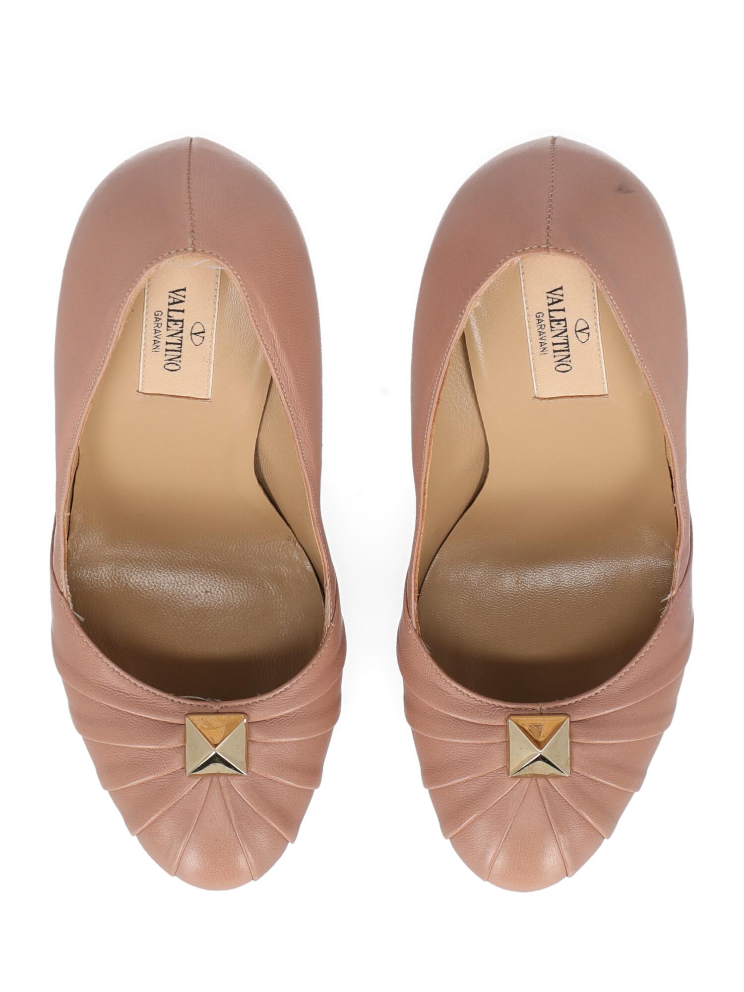 Women's Valentino Women Pumps Pink Leather EU 38.5 For Sale