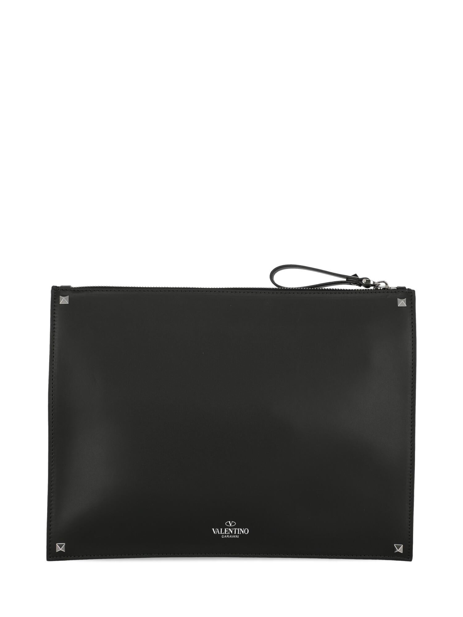 Valentino Women's Clutch Bag Black Leather 1