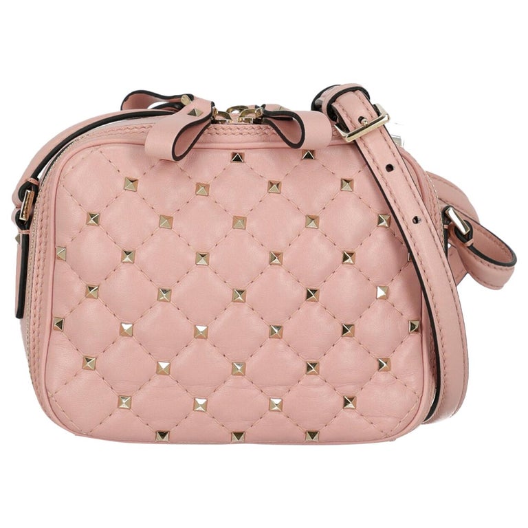 Valentino Women's Cross body bags Spike Pink at 1stDibs