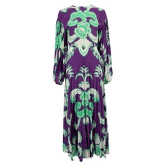 Valentino Damen Mehrfarbig Gemustertes Maxikleid