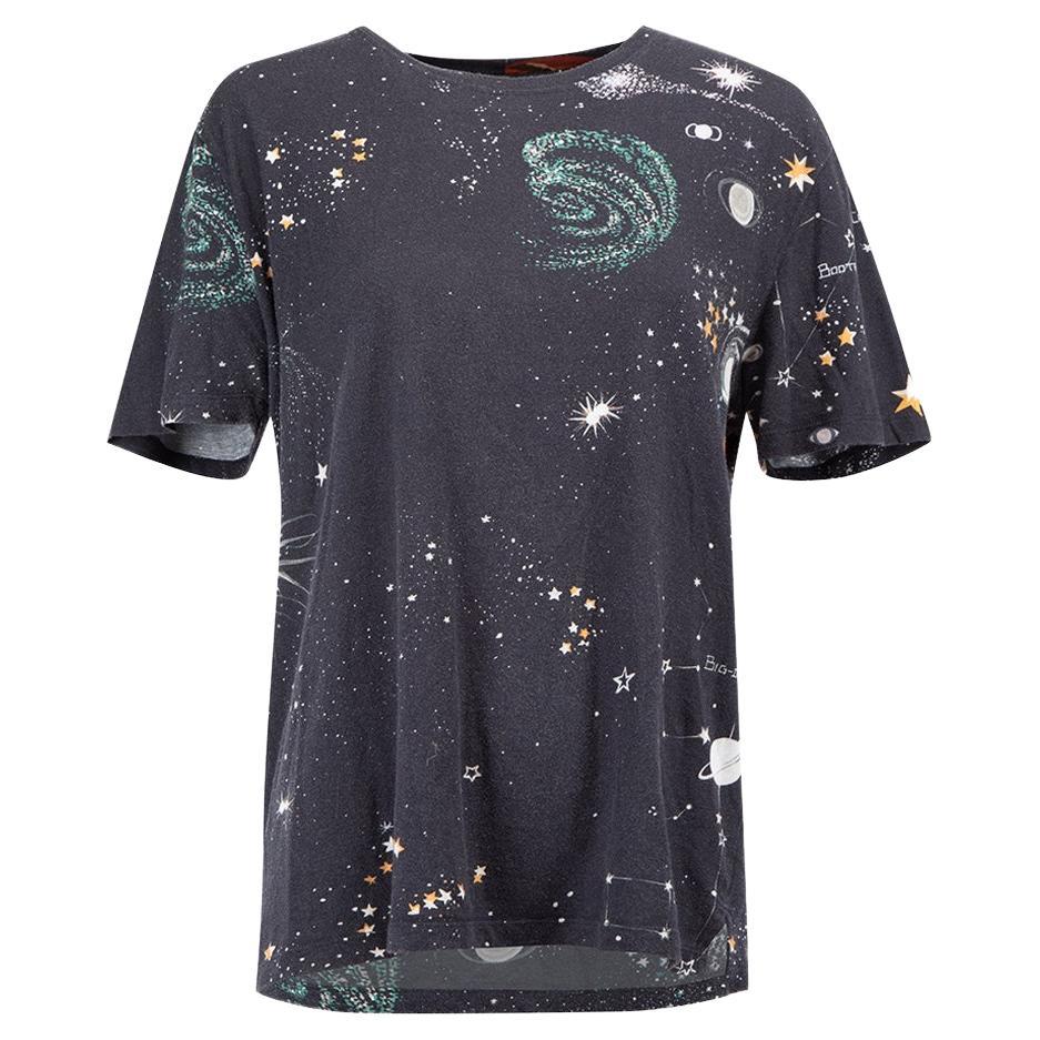 Valentino Women's Navy Solar System Print T-Shirt