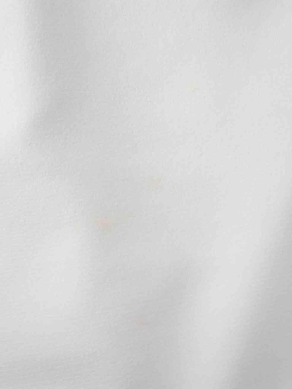 Valentino Women's White Ruffle Short Sleeve Playsuit 4