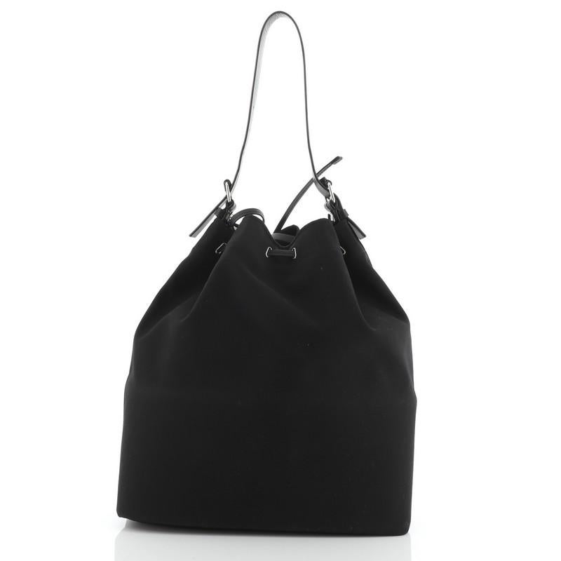 Black Valentino x Undercover Bucket Bag Printed Nylon