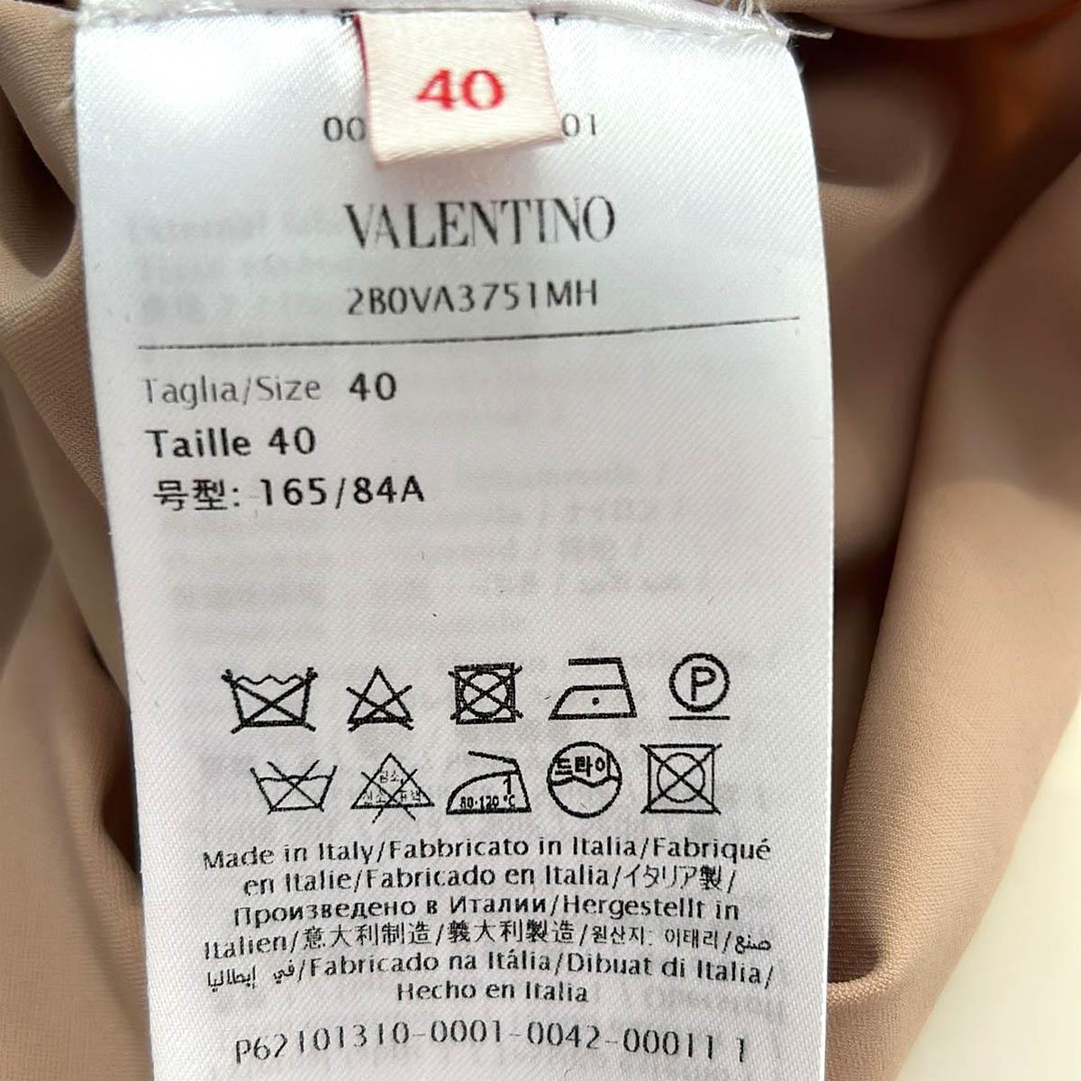 VALENTINO yellow silk 2023 CAPE-EFFECT CREPE MIDI Dress 40 S For Sale 2