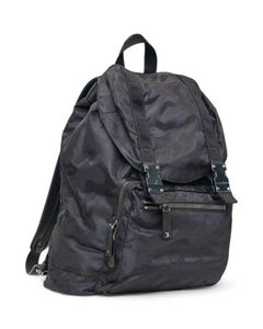 Valentino Backpack Camouflage Nylon Black