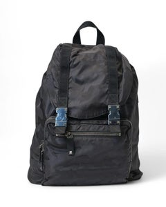 Valentino Backpack Camouflage Nylon Black