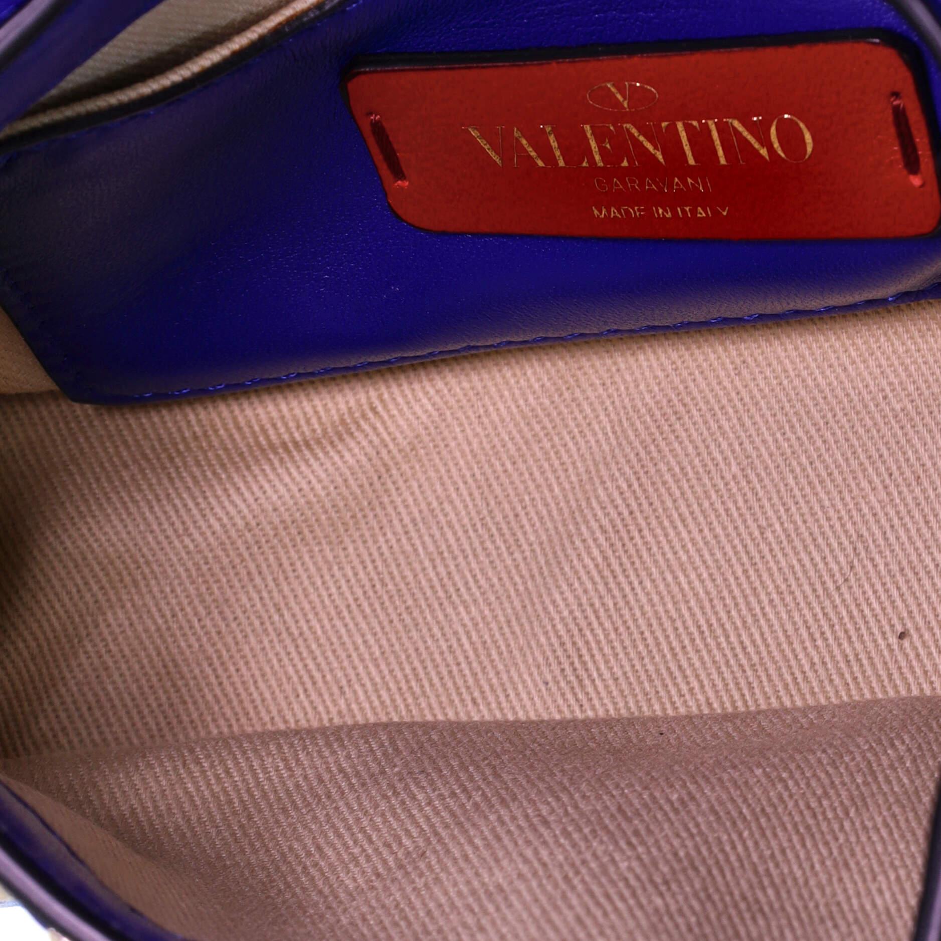 Women's or Men's Valentino Ziggy Stud Convertible Bag Quilted Leather Mini