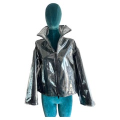 Valentio PVC  Übergröße Kurze Jacke 