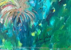 Mediterranean Landscape with Architecture, Oil on Canvas, 60x73 cm