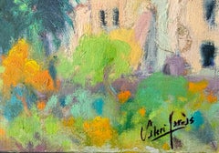 Mediterranean Light with Palm Trees oil painting european art