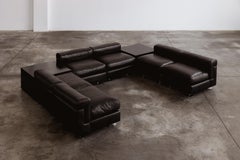 Valeria Borsani & Alfredo Bonetti Sofá modular "D120" para Tecno, 1966, set de 6