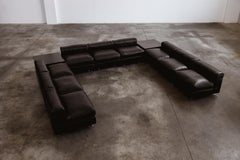 Valeria Borsani & Alfredo Bonetti Sofá modular "D120" para Tecno, 1966, lote de 9