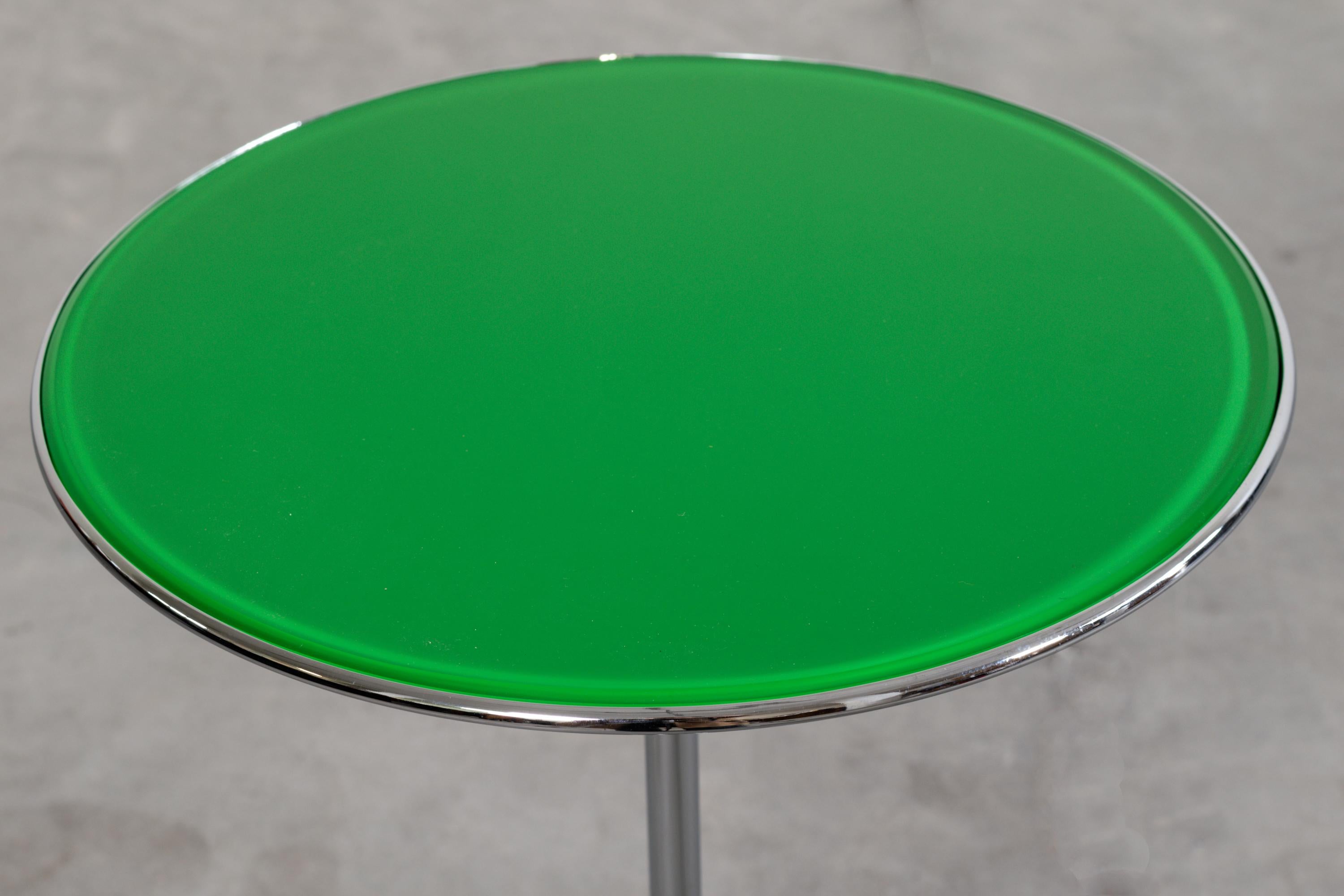 Italian Valeria Borsani Service Table from ABV Series for Tecno 1991 in Metal and Glass