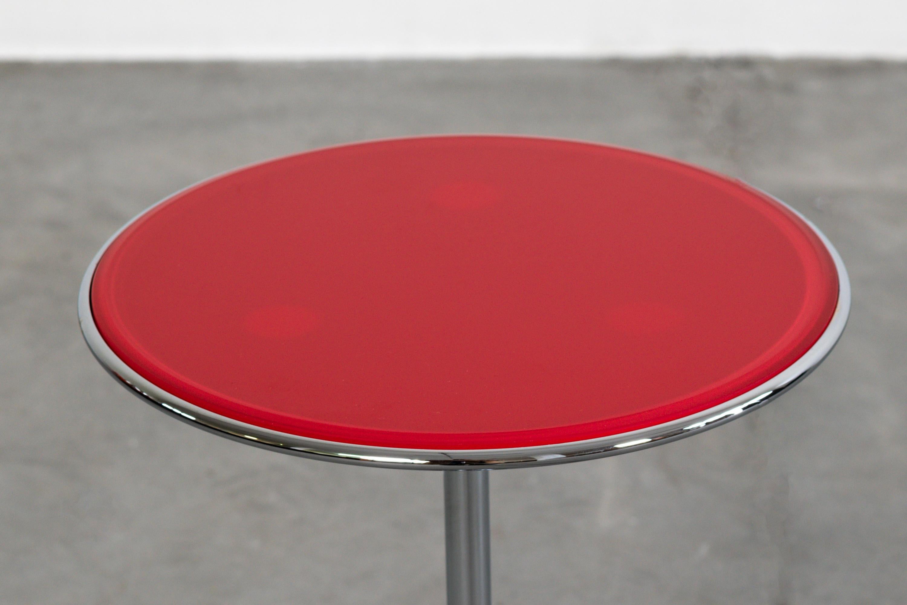 Italian Valeria Borsani Service Table from ABV Series for Tecno 1991 in Metal and Glass