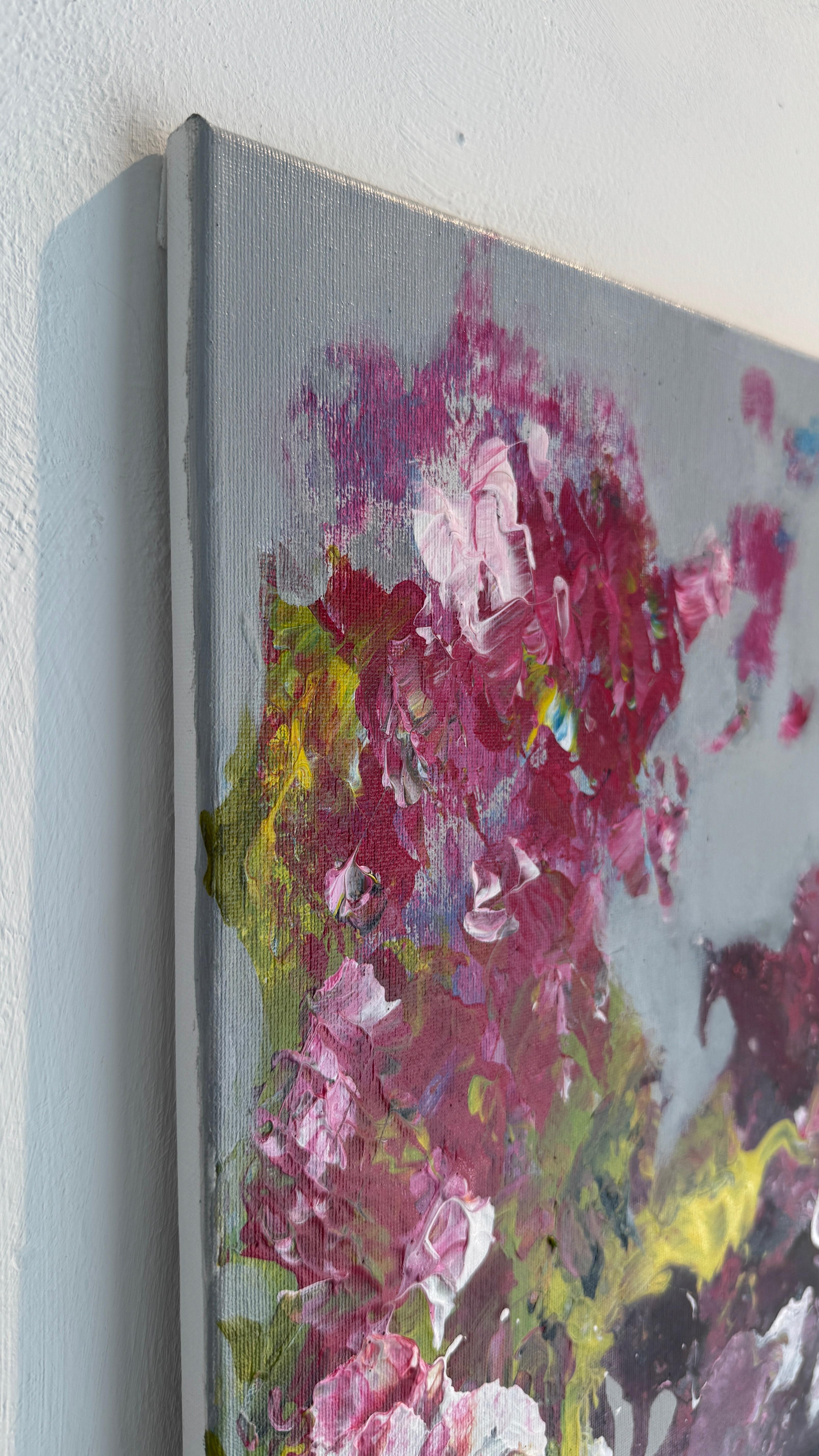 Sentimento di rosa - Painting di Valeria Morasso