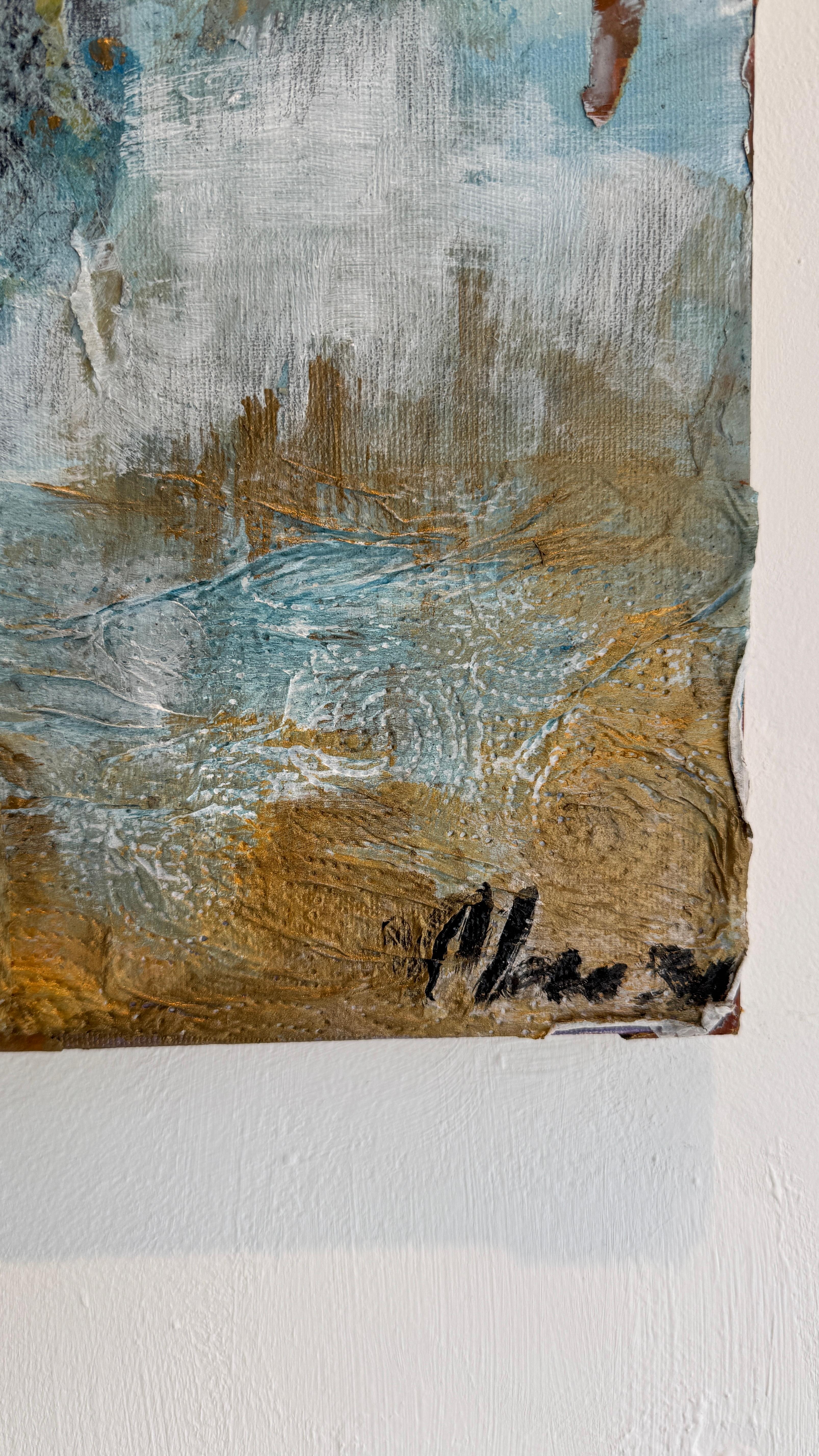 Montagne visionnaire - Painting de Valeria Morasso