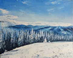 Árboles de Navidad en guardia, Pintura, Óleo sobre lienzo