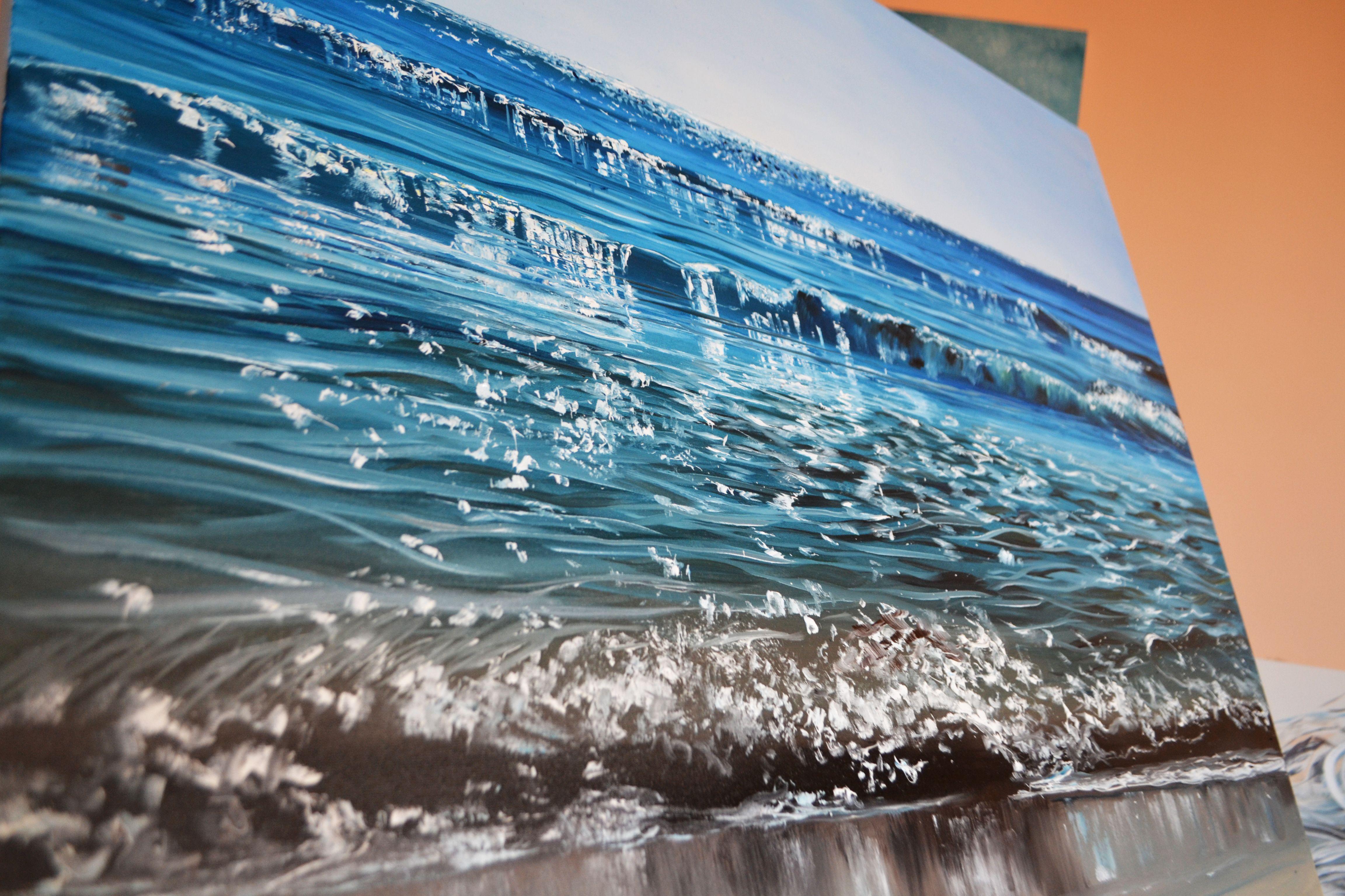 Energía cristalina, Pintura, Óleo sobre lienzo - Painting Realista de Valeria Radzievska