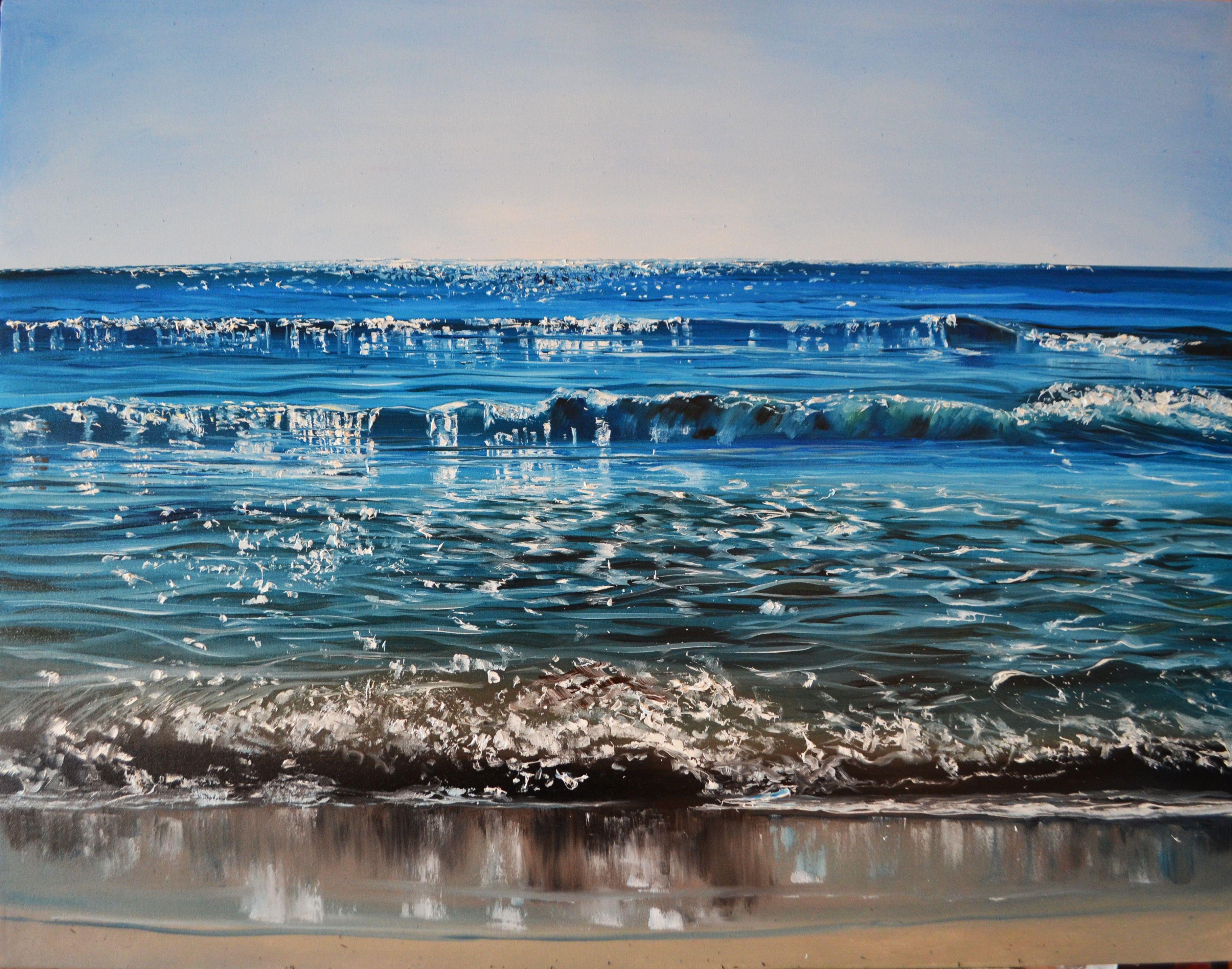 Energía cristalina, Pintura, Óleo sobre lienzo - Painting de Valeria Radzievska