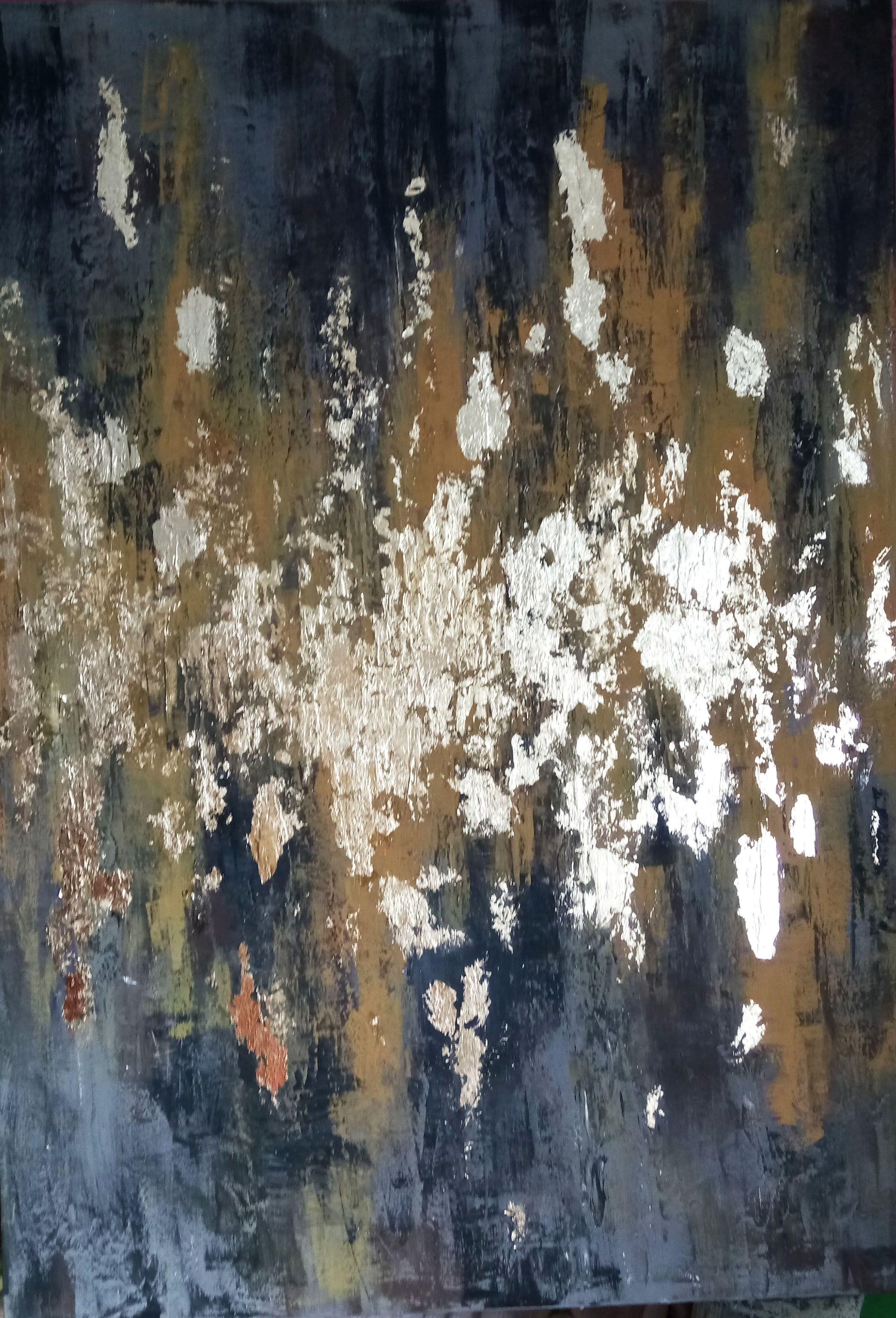 Hearth, Gemälde, Acryl auf Leinwand – Painting von Valeria Radzievska