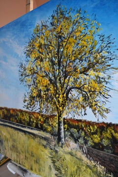Mutterbaum, Gemälde, Öl auf Leinwand
