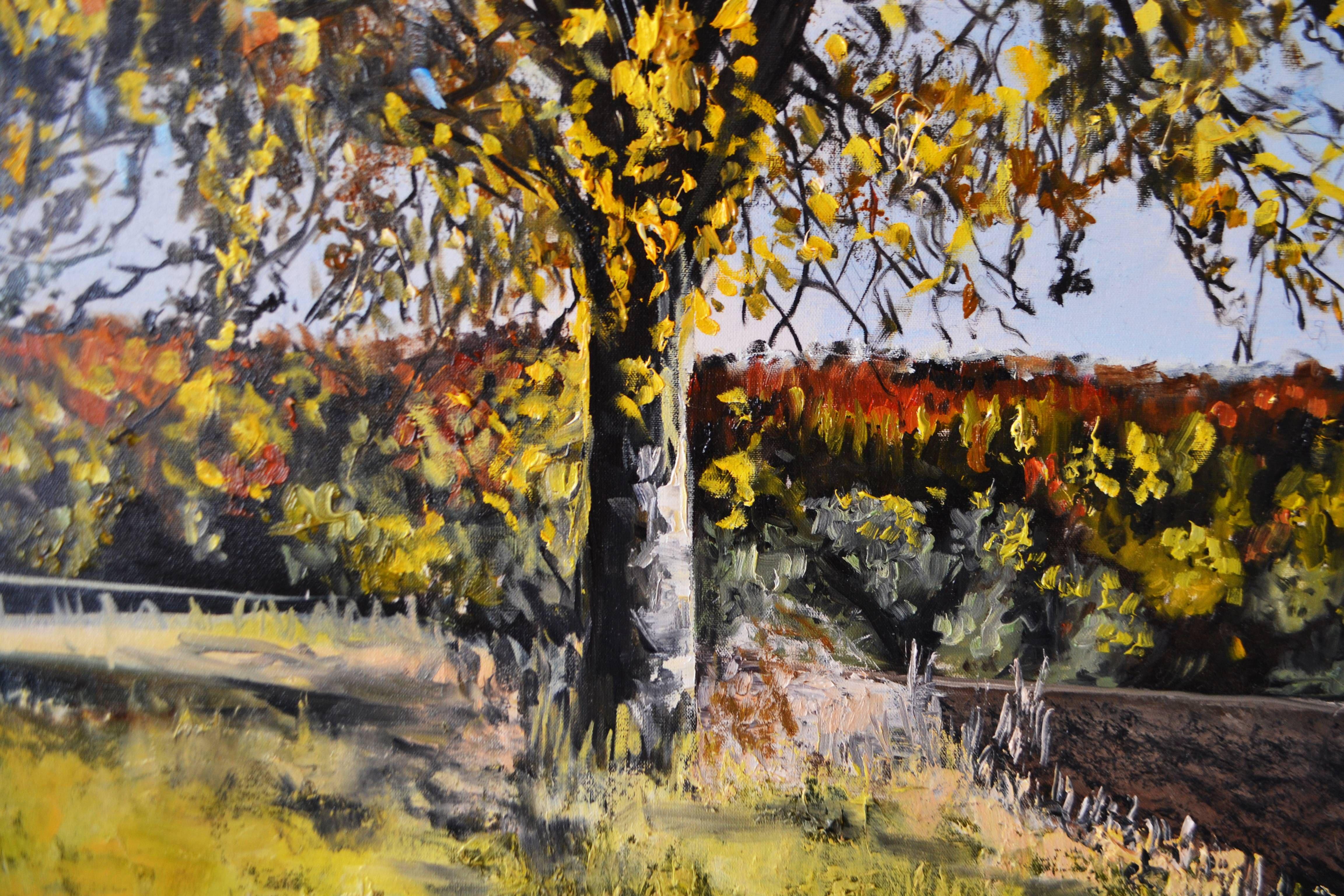 Mother Tree, Painting, Oil on Canvas For Sale 3