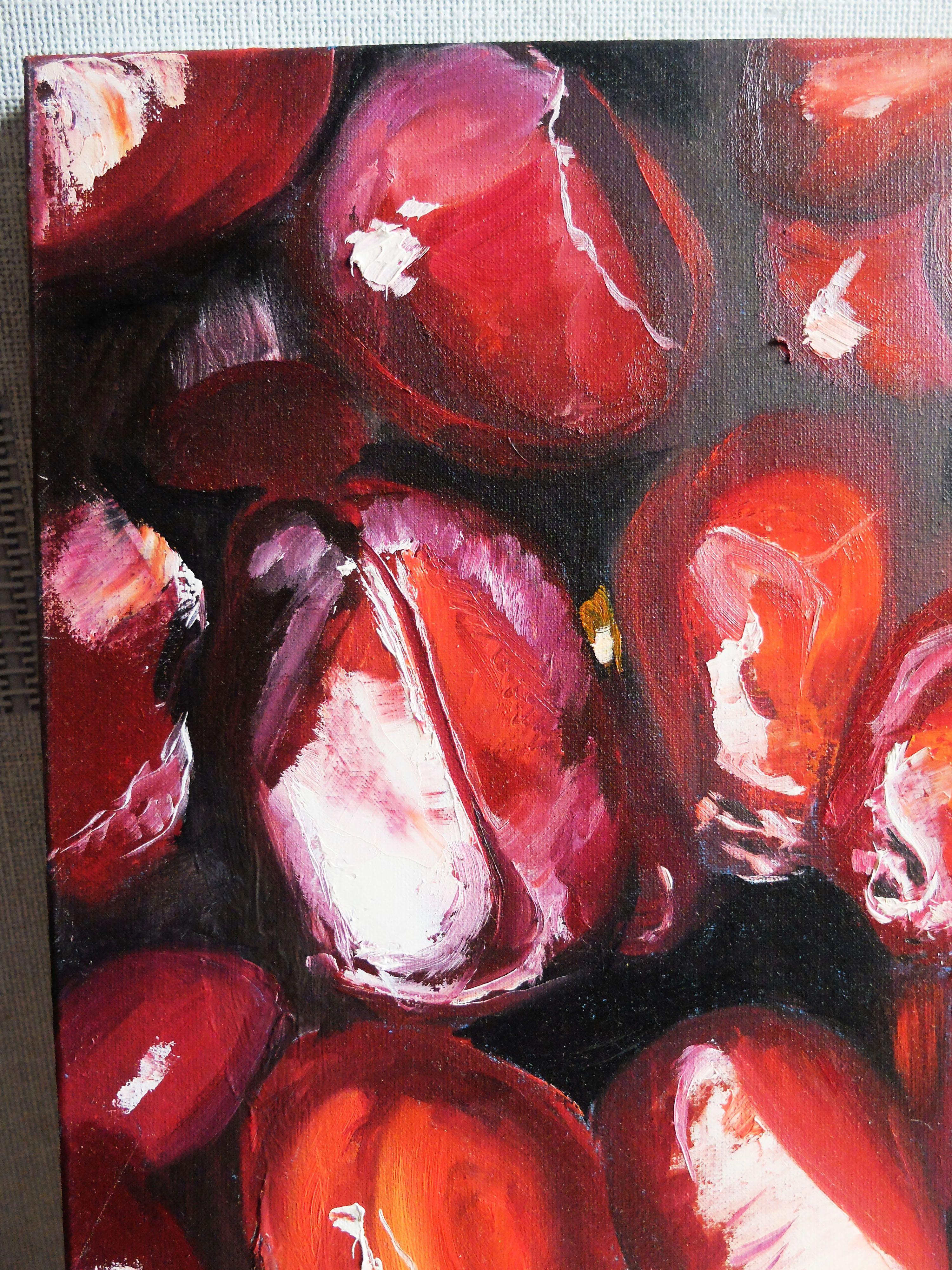 Pomegranate, Painting, Oil on Canvas For Sale 1