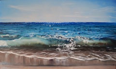 Sea Kiss, Painting, Oil on Canvas