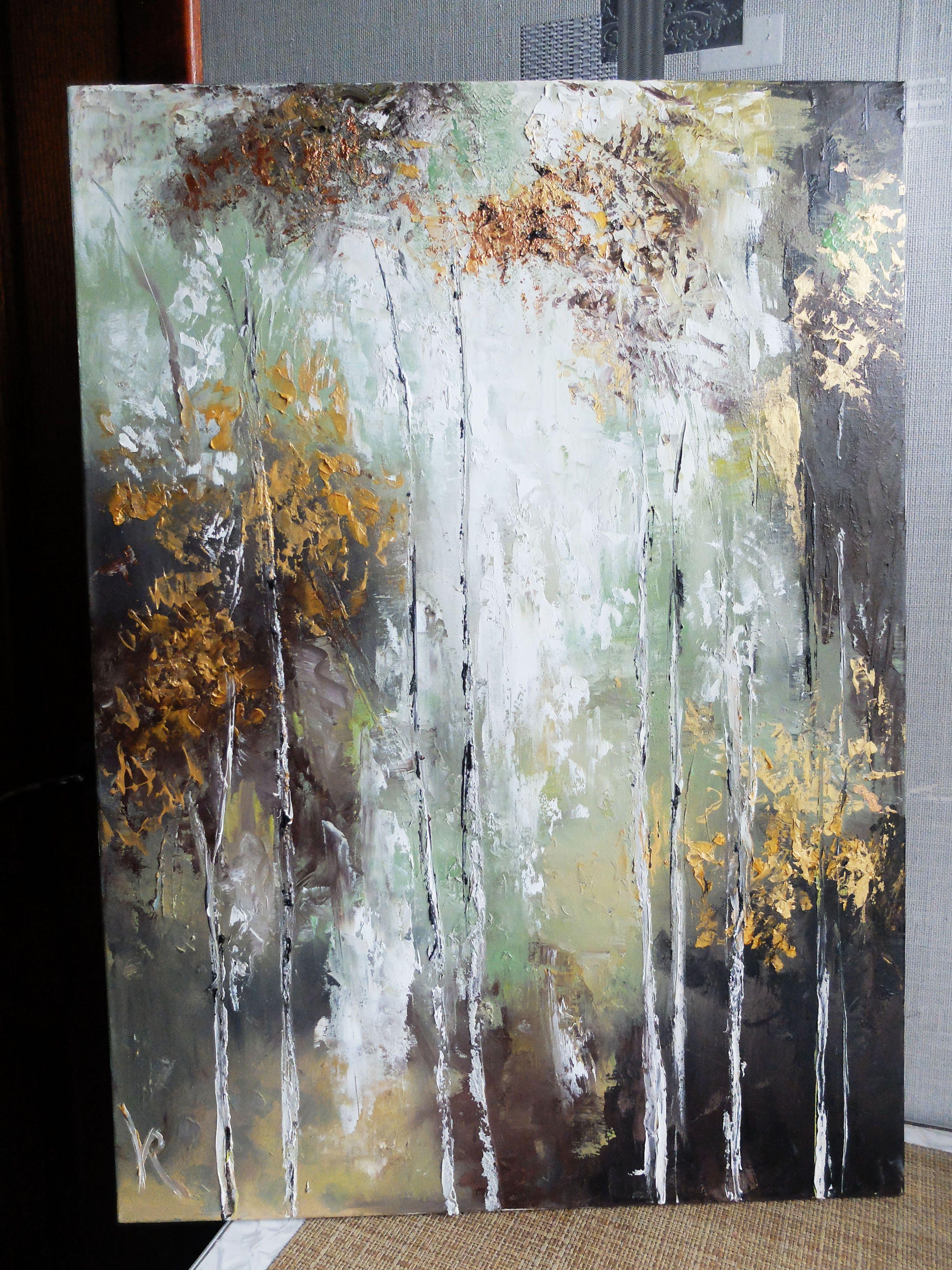 Settembre, Pittura, Olio su tela - Painting di Valeria Radzievska
