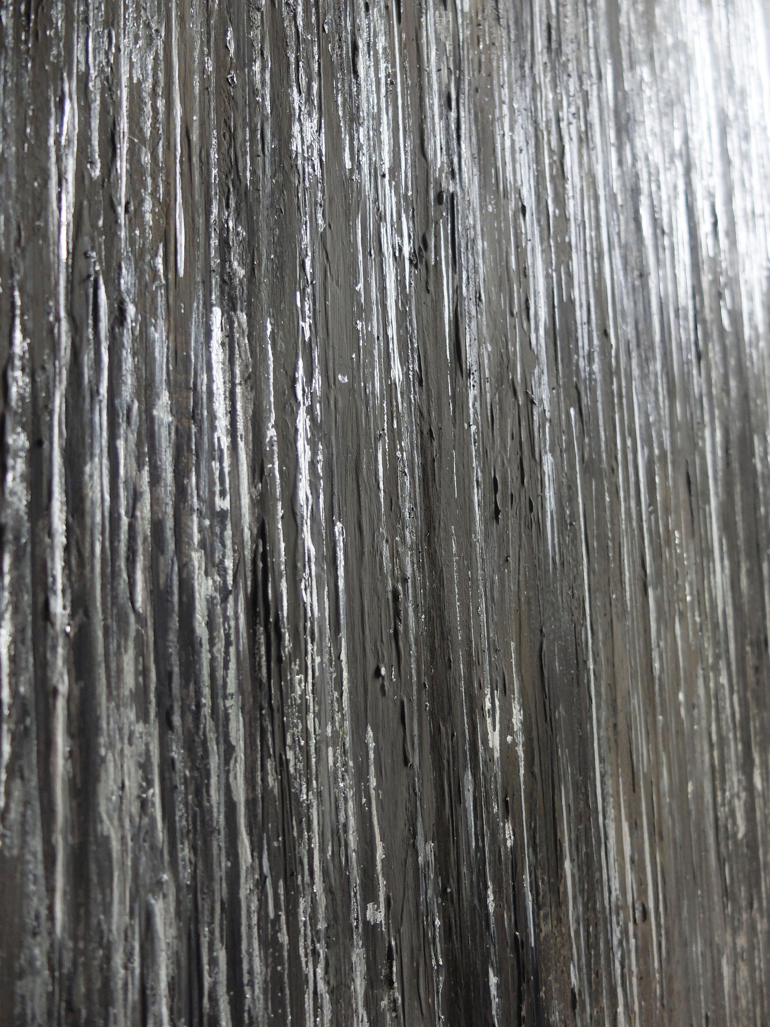 Silver Rain: Diptych, Painting, Acrylic on Canvas For Sale 1