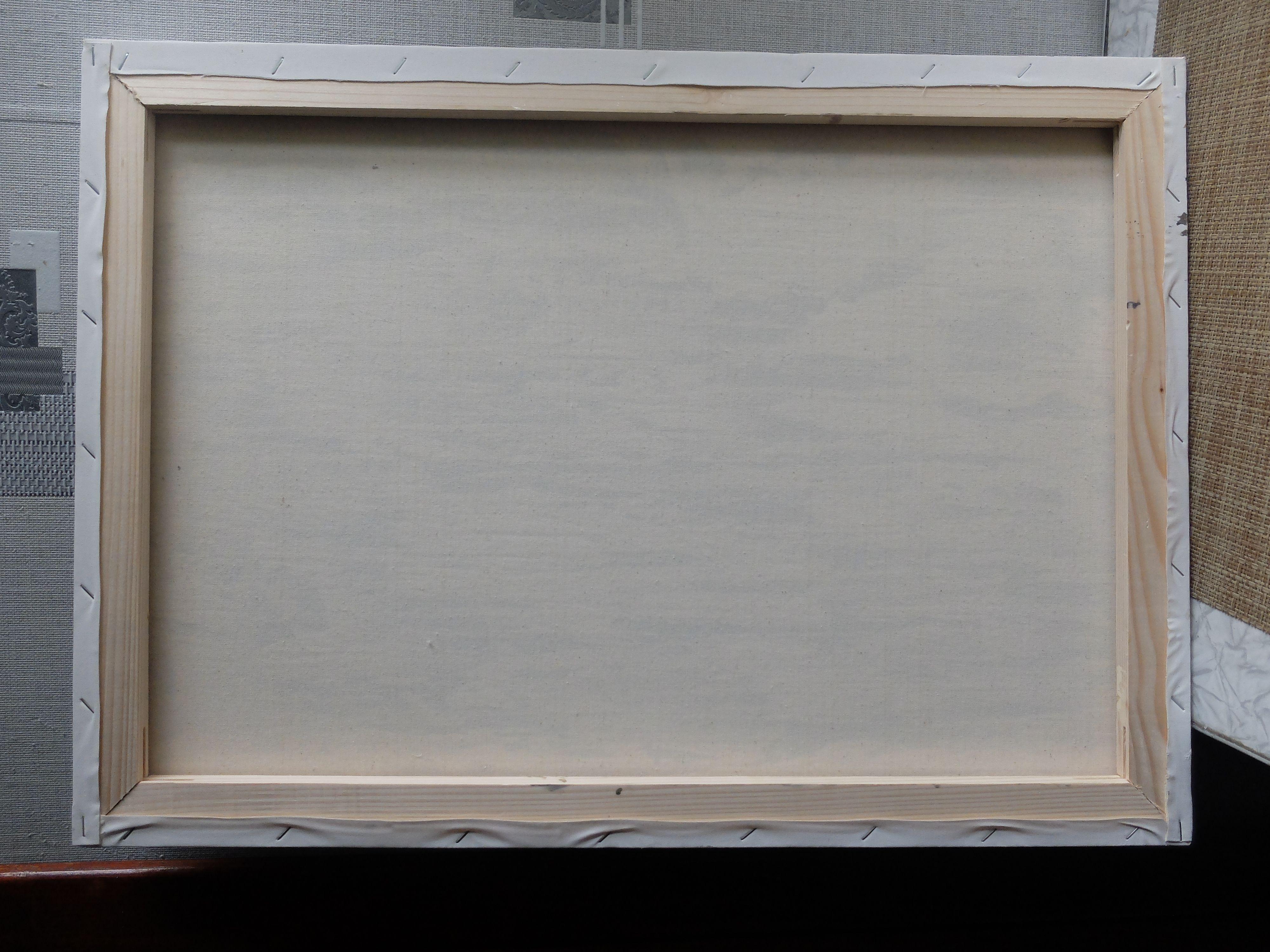 Silver Rain: Diptych, Painting, Acrylic on Canvas For Sale 2