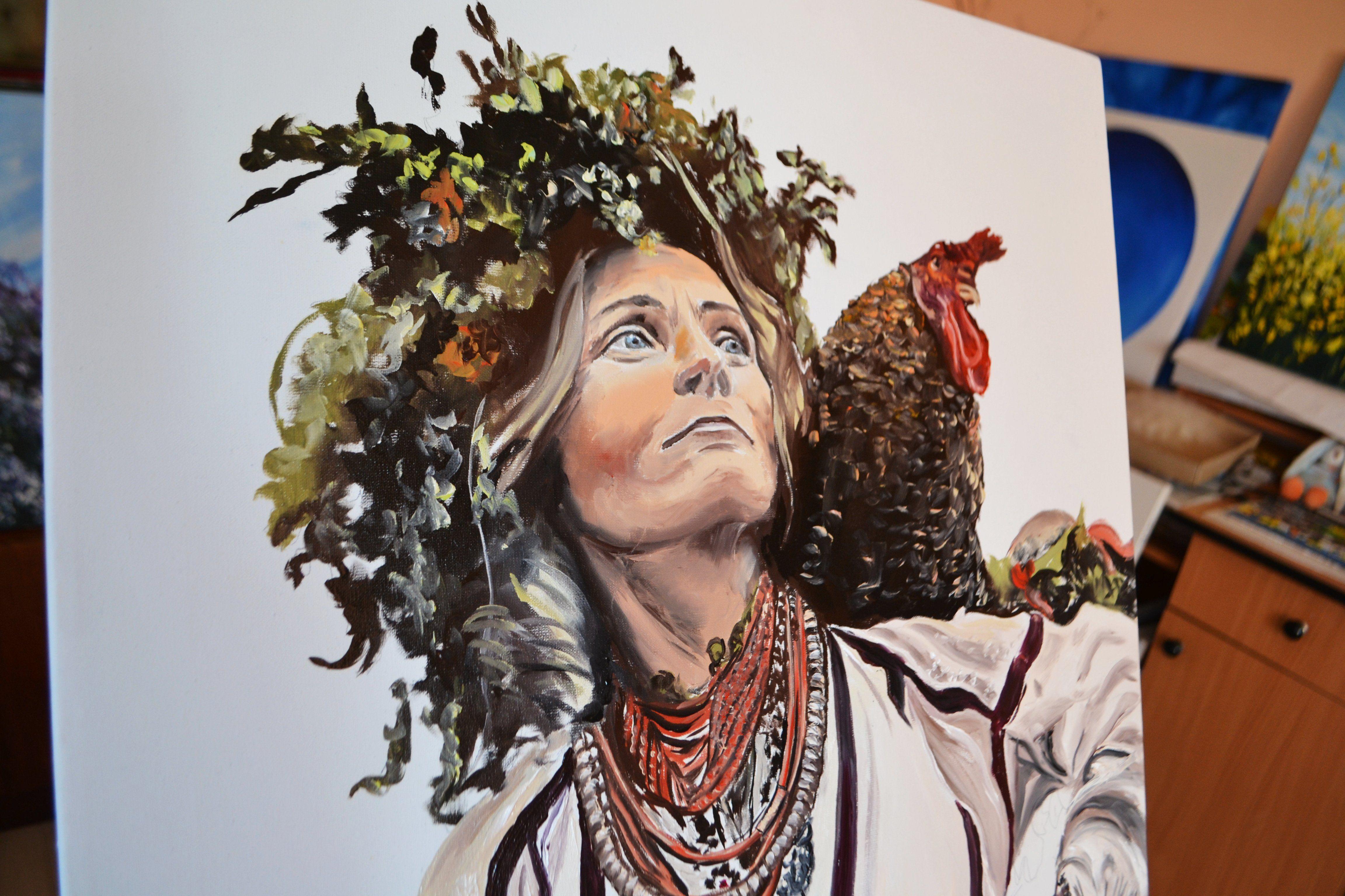 Ukraine: the Spirit of Freedom, Painting, Oil on Canvas For Sale 3