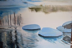 Winter Morning, Painting, Oil on Canvas
