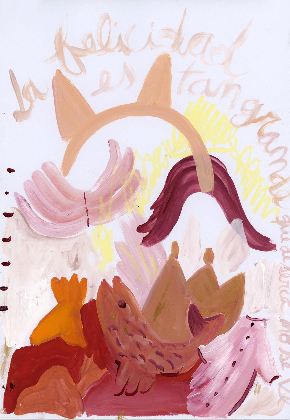 Abstract Painting di Valeria Vilar - In cerca no se ve