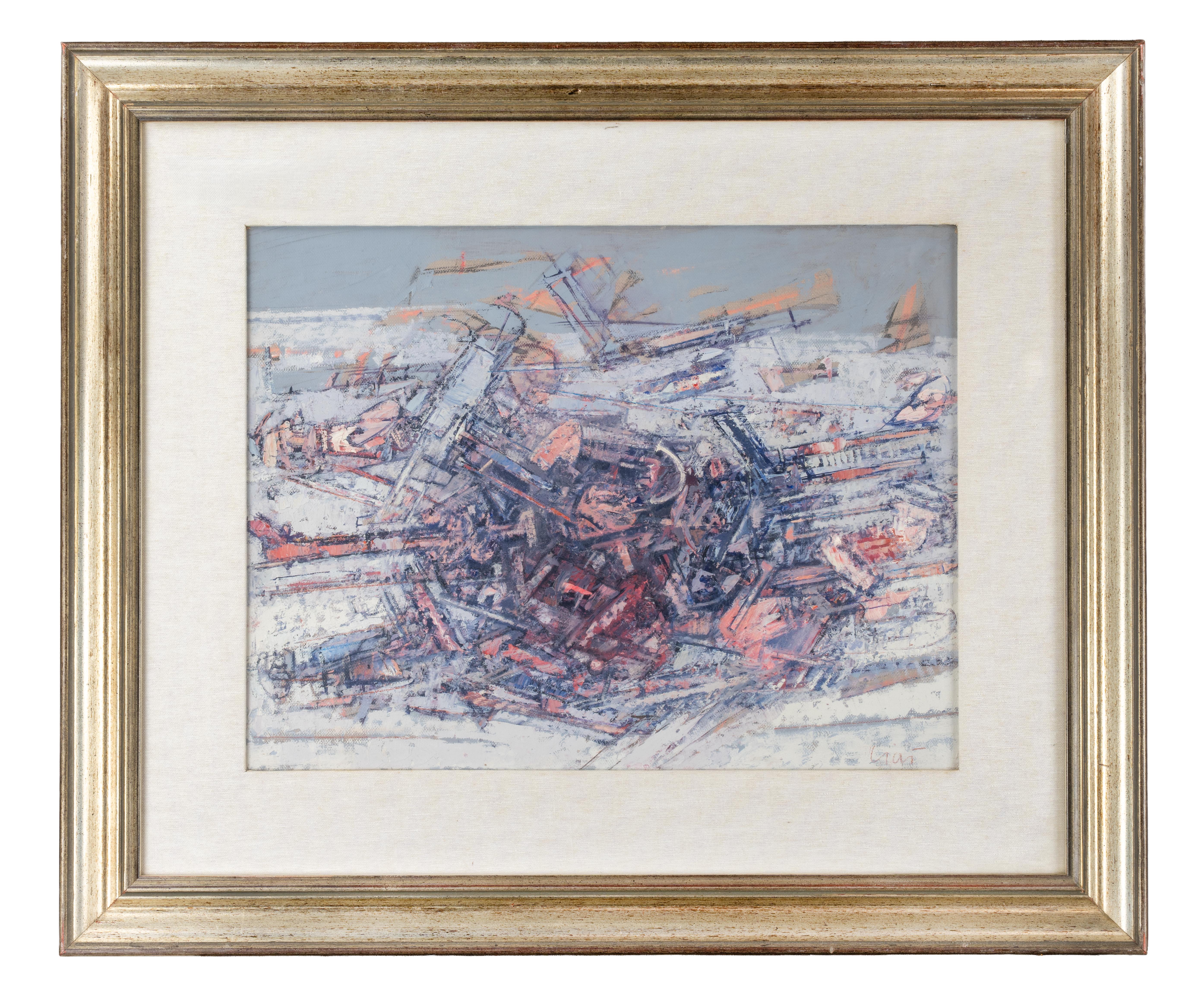 Mixed media on canvas realized by Valeriano Ciai (1928-2013) in 1960s.

Hand signed lower right.

Includes a contemporary wooden frame 57x68 cm-

Very good condition.

