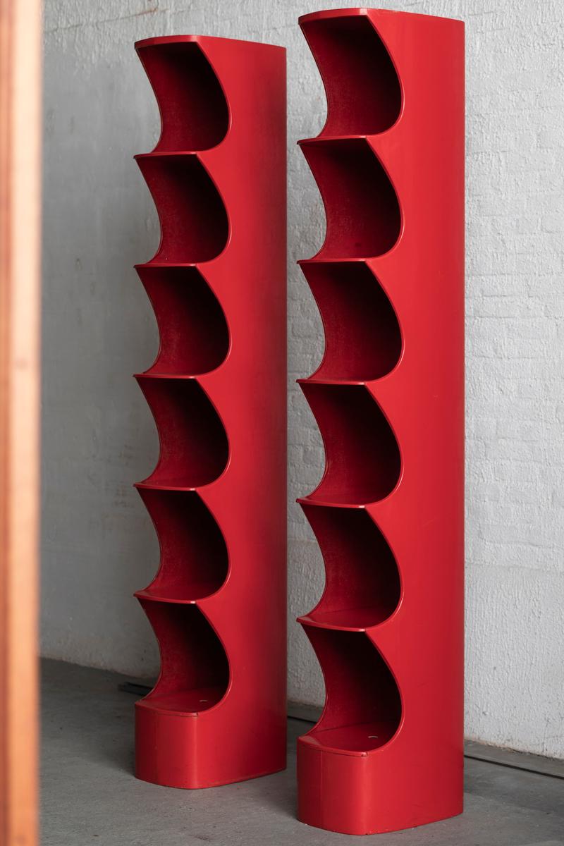French Valeric Doubroucinskis Shelving Unit ‘Totum’ for Rodier, France, 1970s