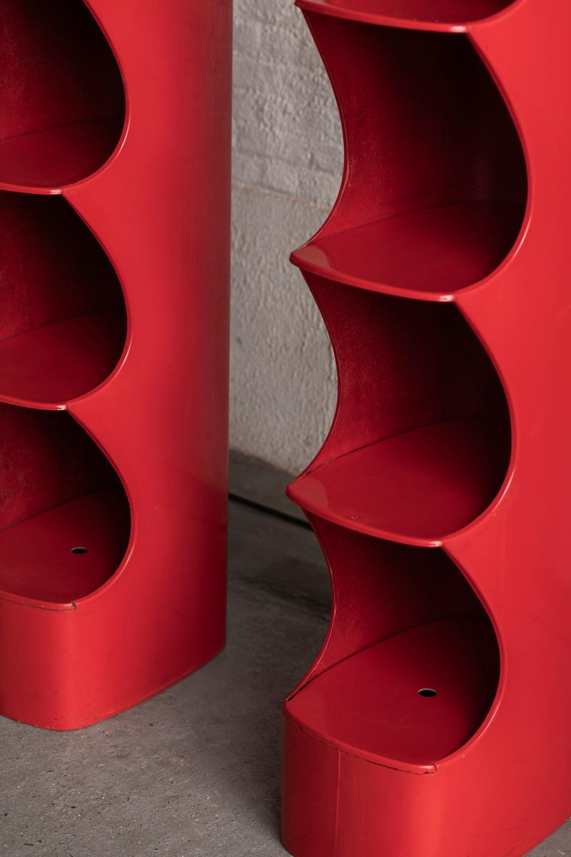 Painted Valeric Doubroucinskis Shelving Unit ‘Totum’ for Rodier, France, 1970s