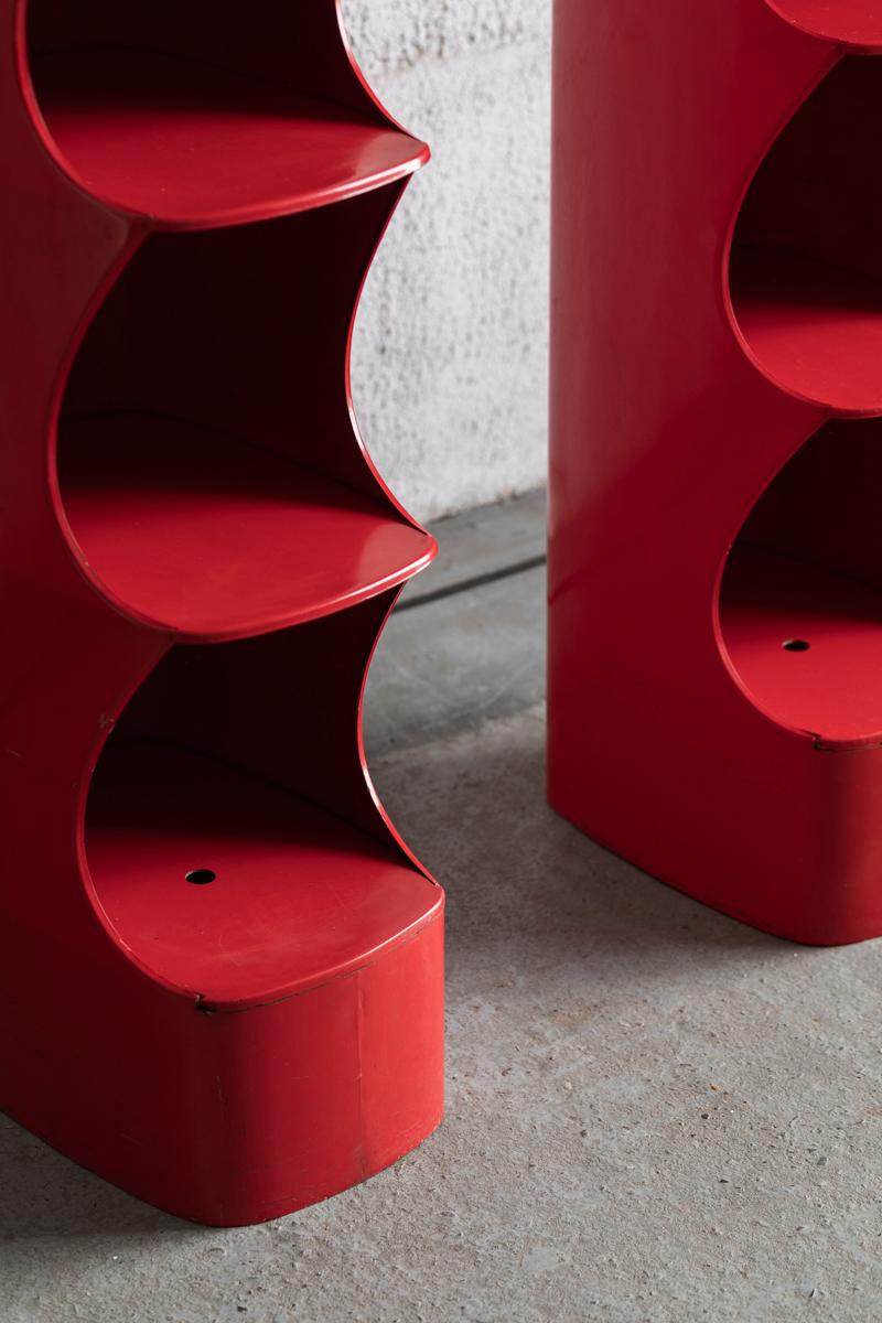 Fiberglass Valeric Doubroucinskis Shelving Unit ‘Totum’ for Rodier, France, 1970s