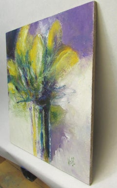 Floral Study 3, Abstract Oil Painting