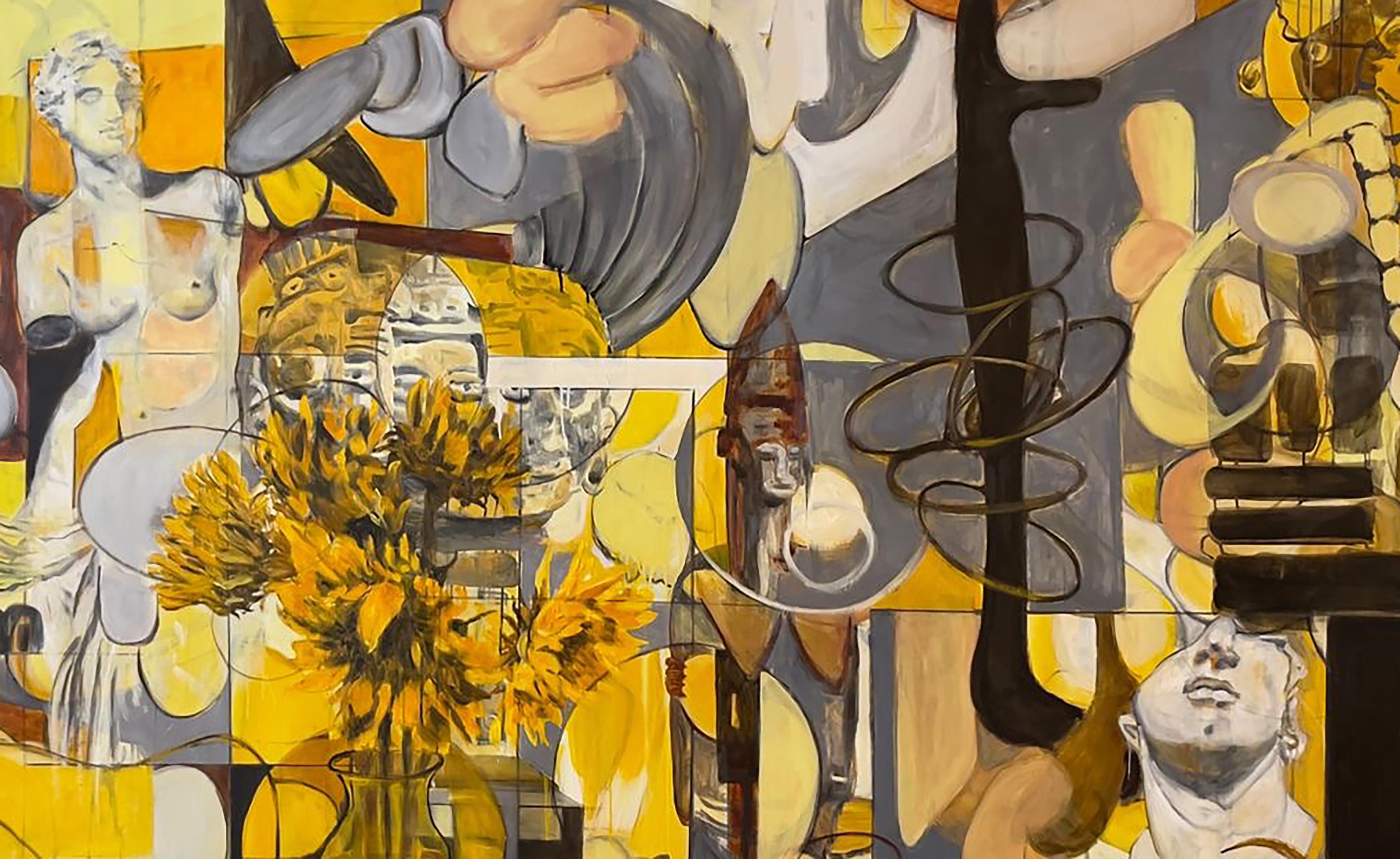 Valerie Campos
Yellow Studio, 2022
Oil on linen
78 x 110 in